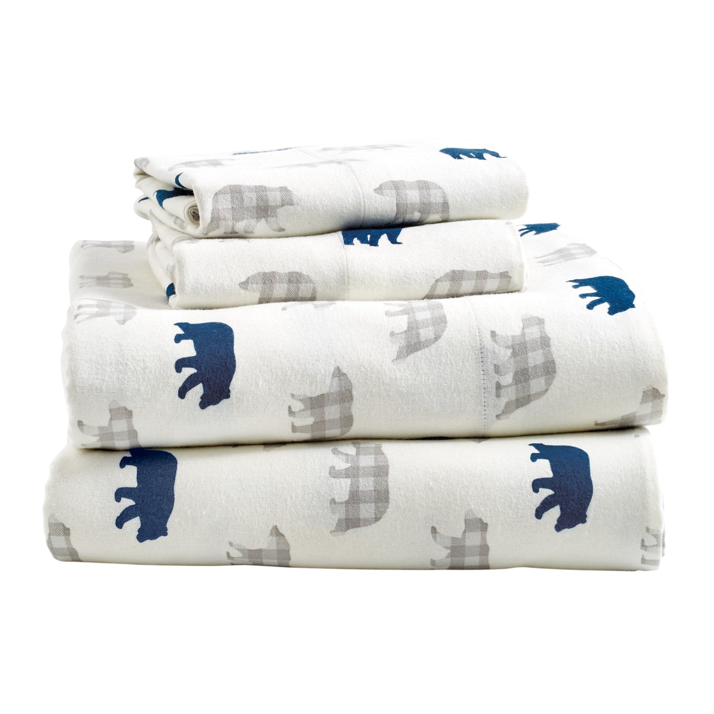 G.H. Bass Bear Plaid Sheet Set
