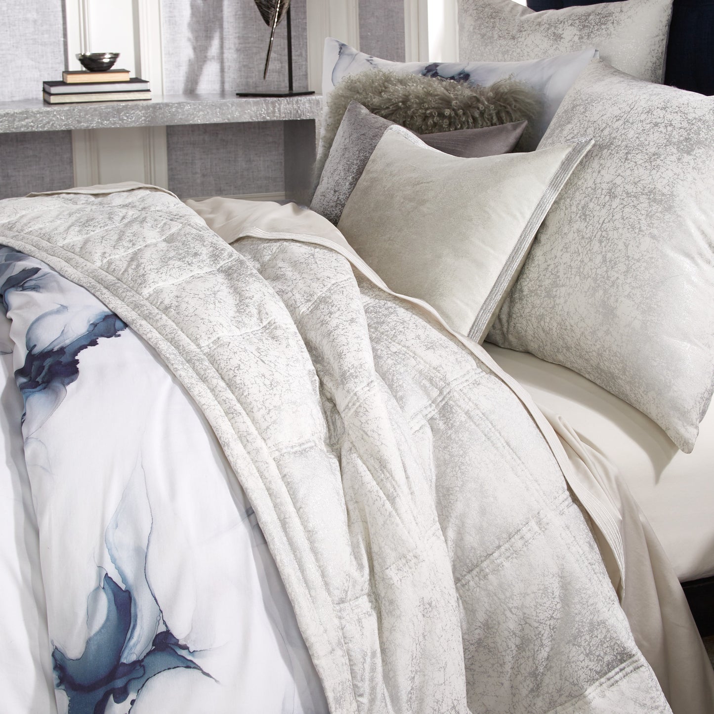 Michael Aram Blue Mist Duvet Bedding Collection