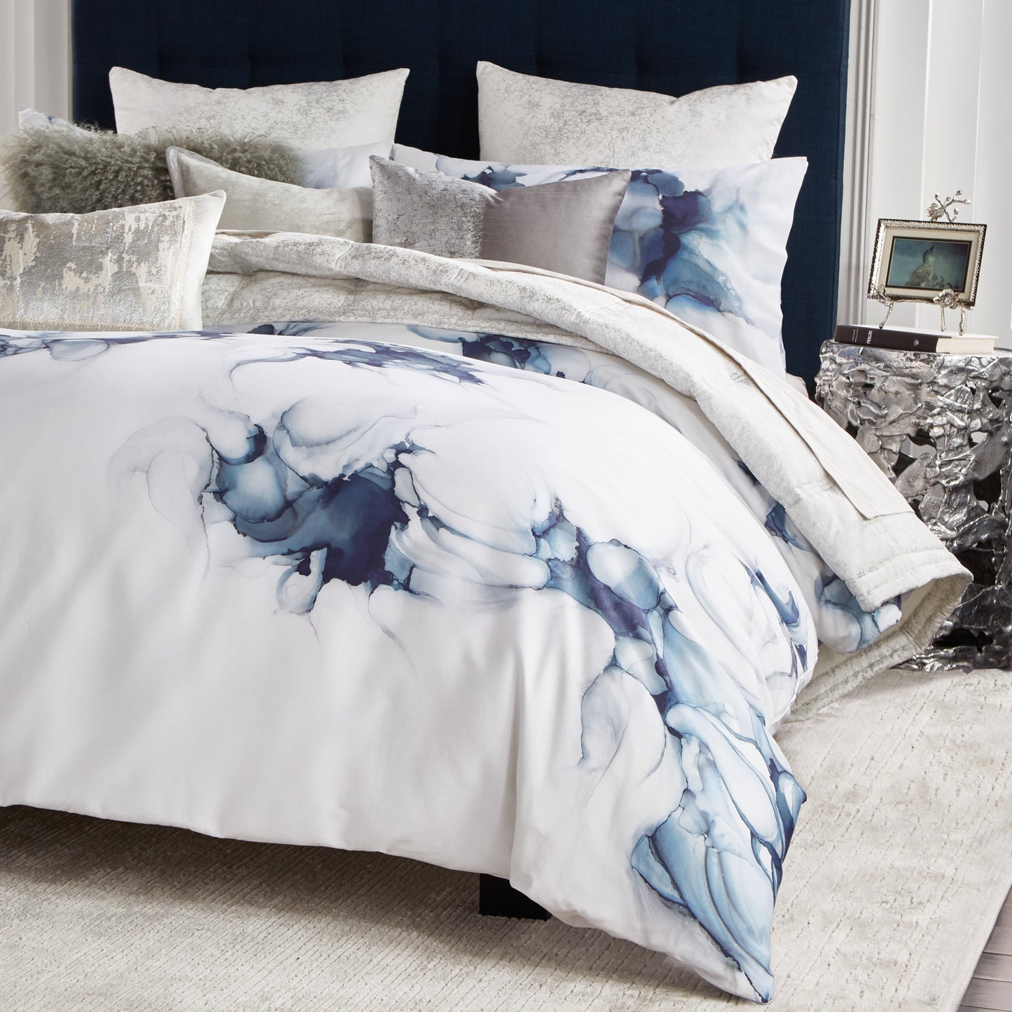 Michael Aram Blue Mist Duvet Bedding Collection