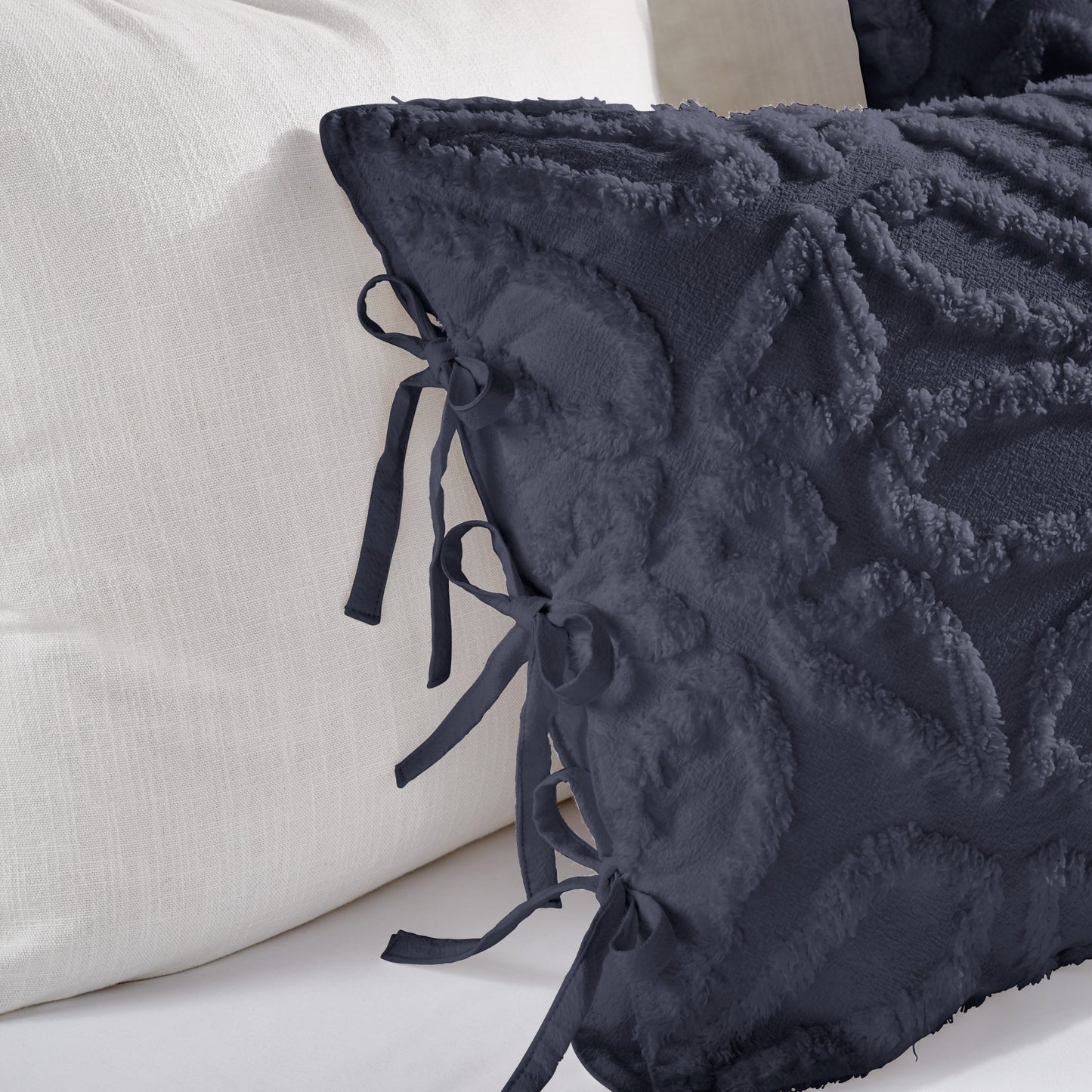 Peri Home Chenille Medallion Comforter Set Indigo
