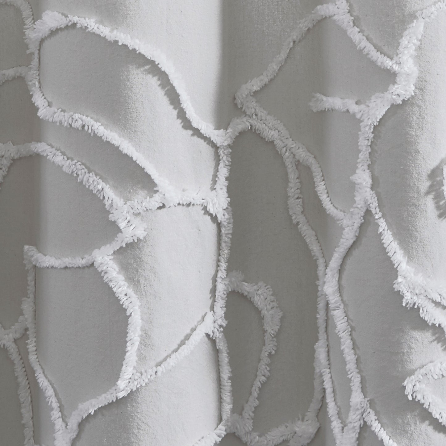 Peri Home Chenille Rose Shower Curtain