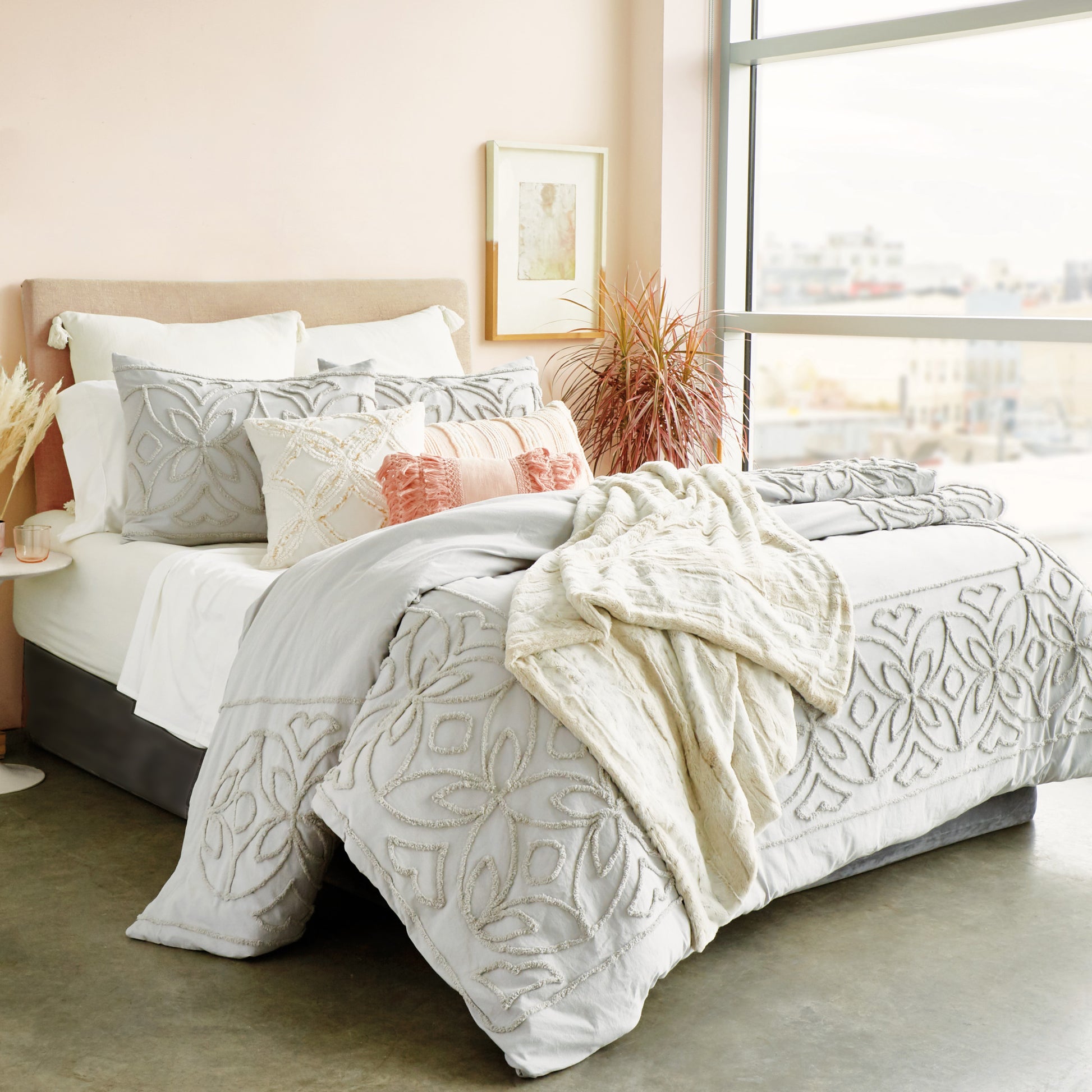 Peri Home Chenille Border Comforter Set