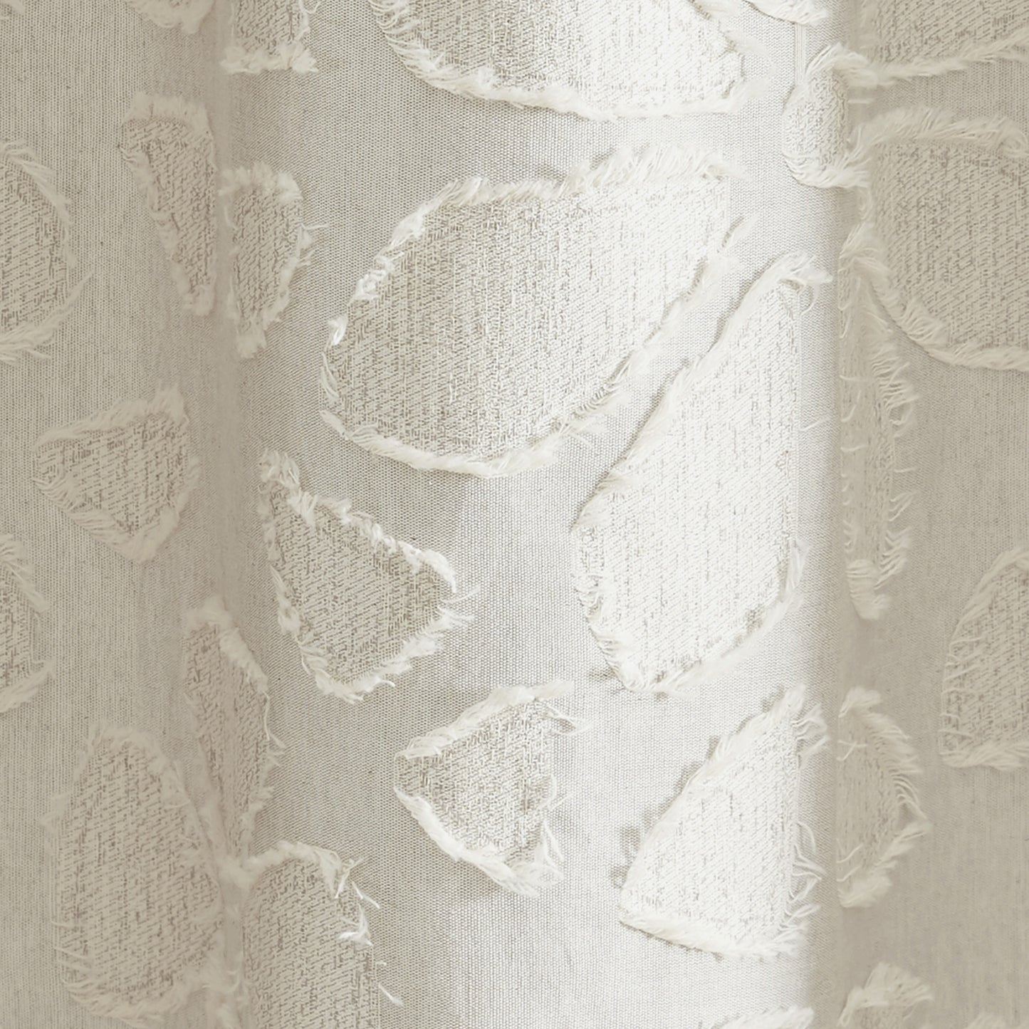 Peri Home Clipped Floral Shower Curtain Natural