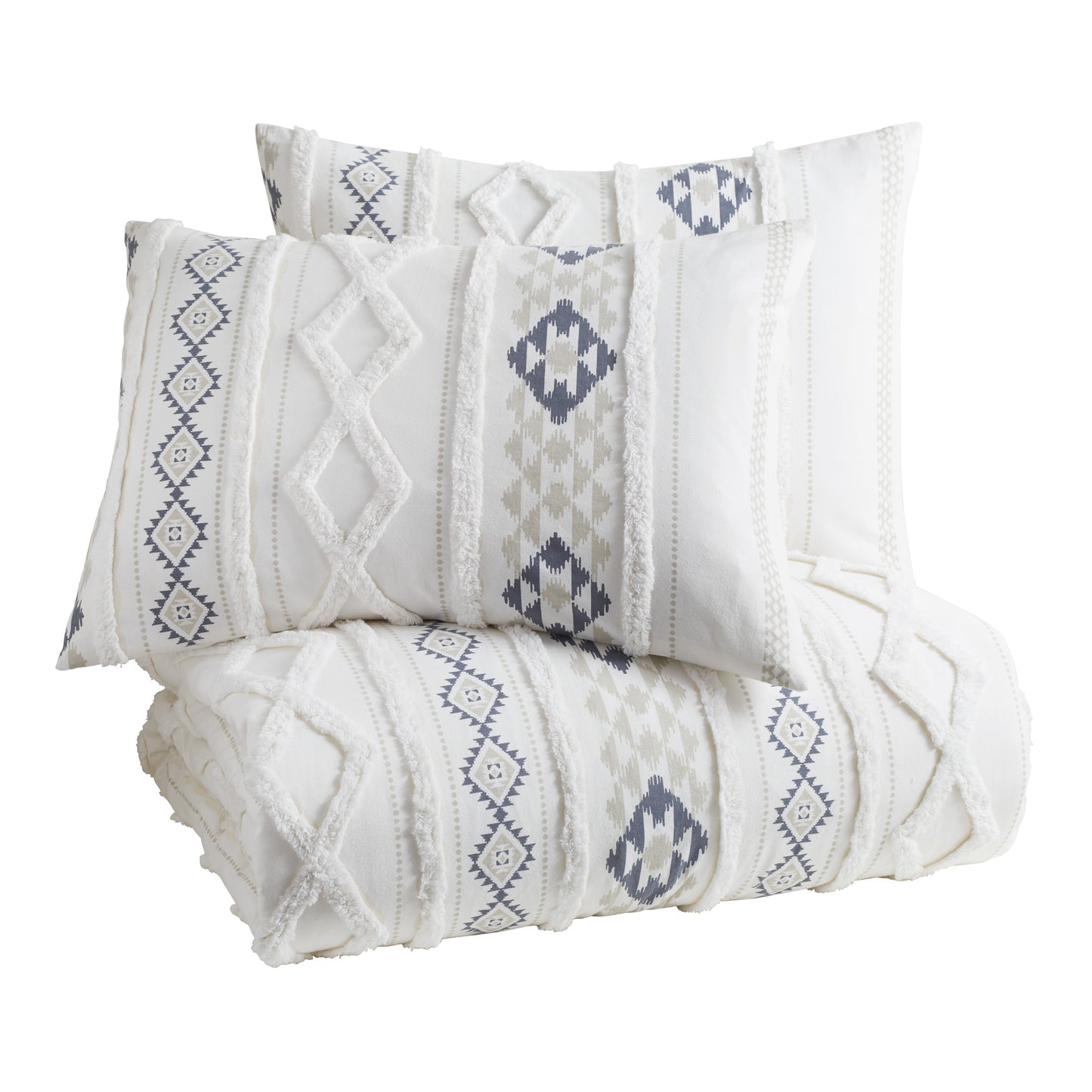 Peri Home Printed Chenille Geo Comforter Set