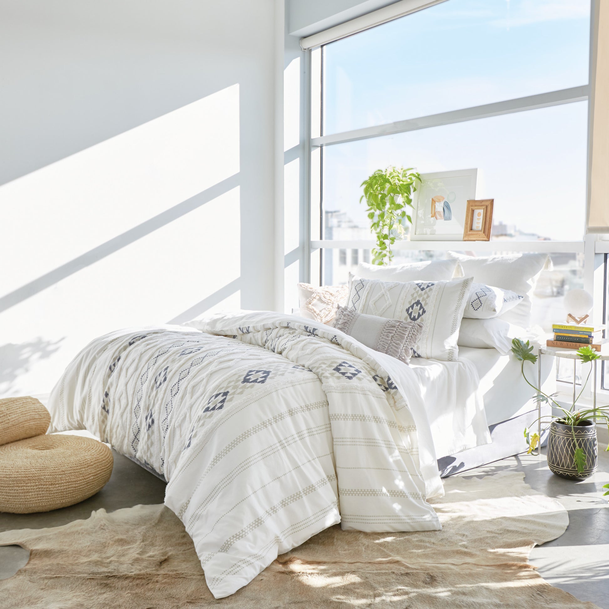 Peri Home Printed Chenille Geo Comforter Set