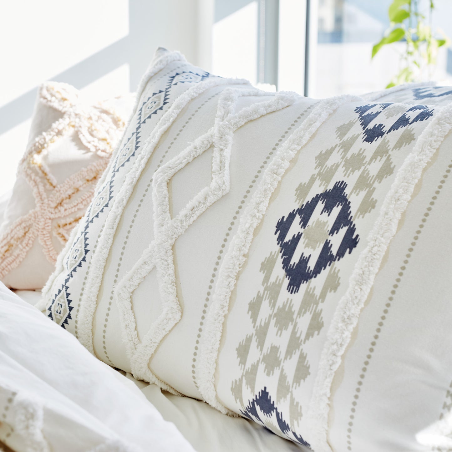 Peri Home Printed Chenille Geo Comforter Set