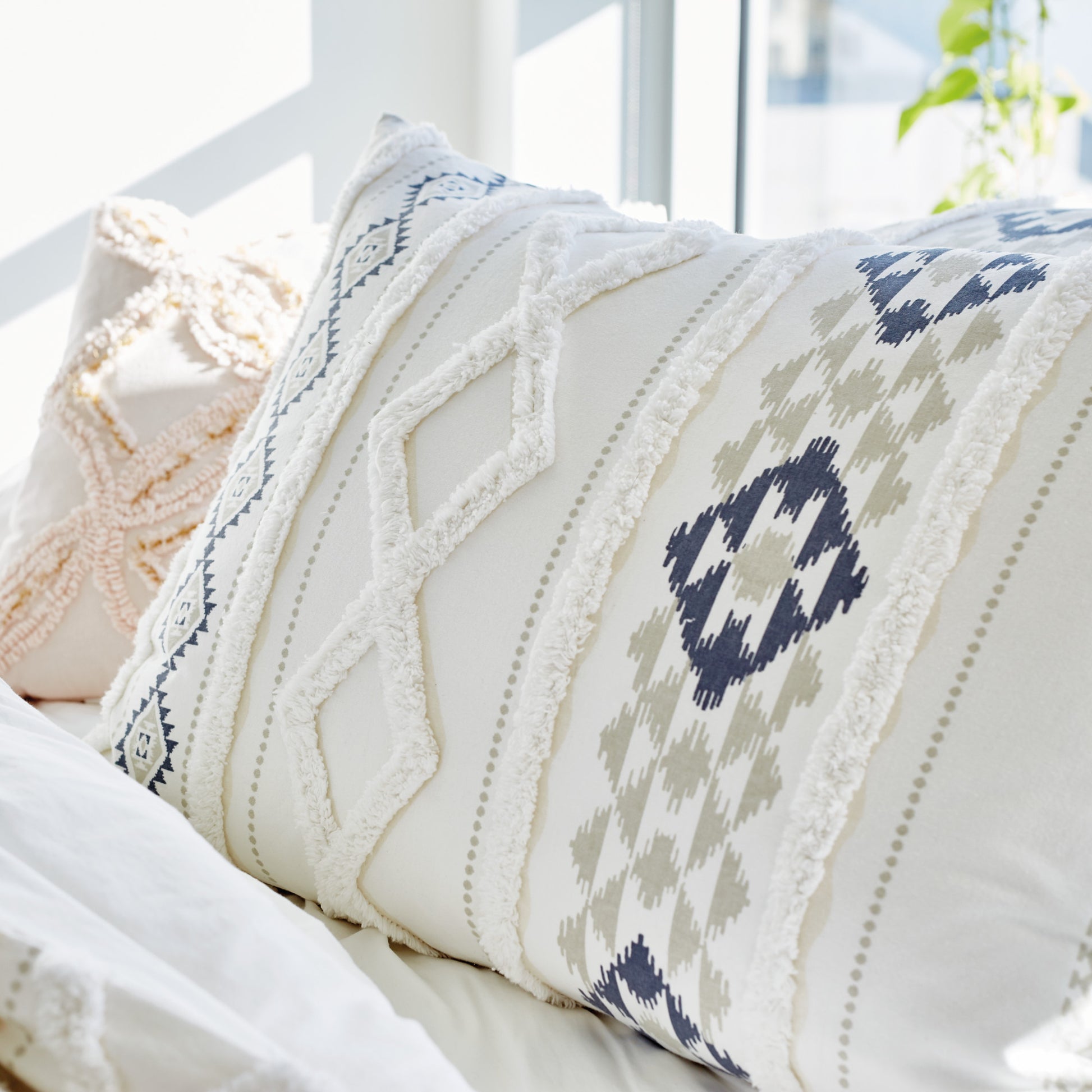 Peri Home Printed Chenille Geo Comforter Set