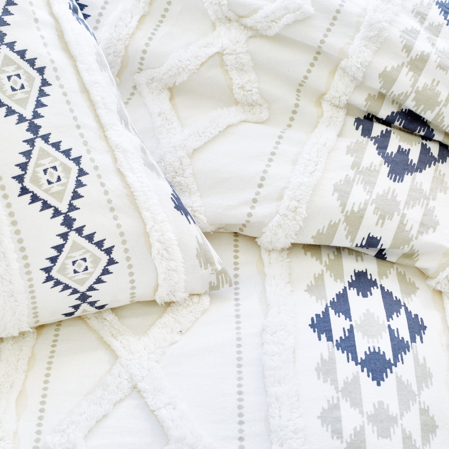 Peri Home Printed Chenille Geo Comforter Set