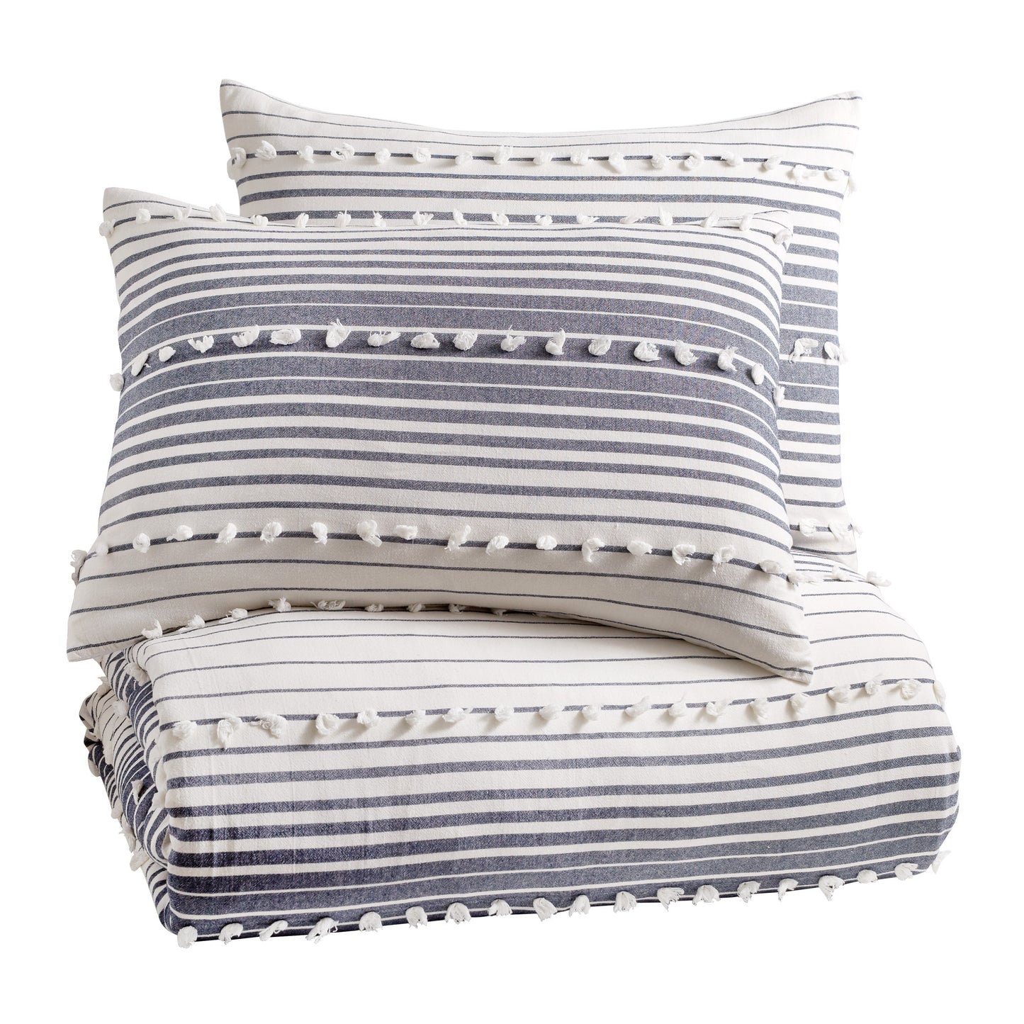 Peri Home Yarn Dyed Tufted Stripe Comforter Set