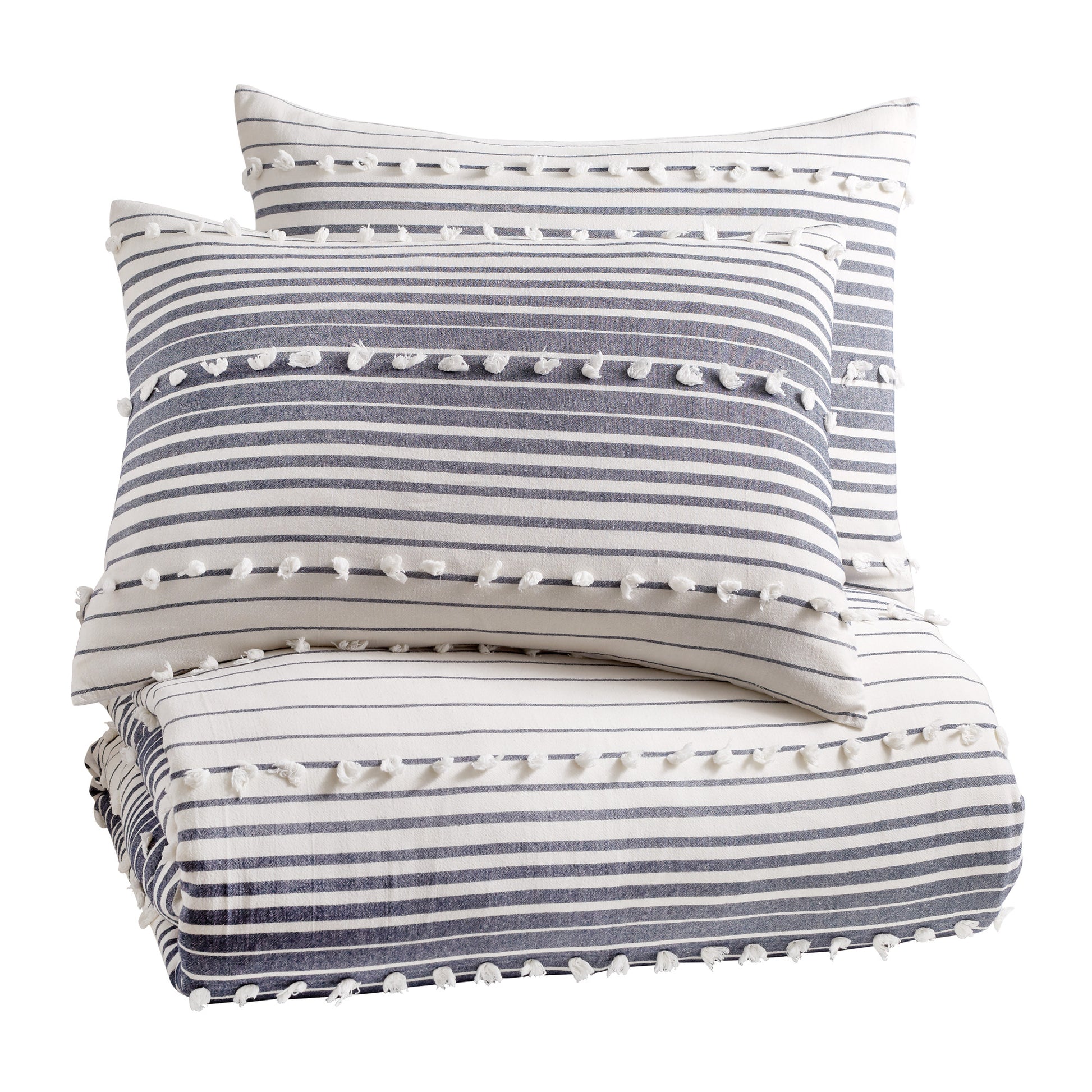 Peri Home Yarn Dyed Tufted Stripe Comforter Set