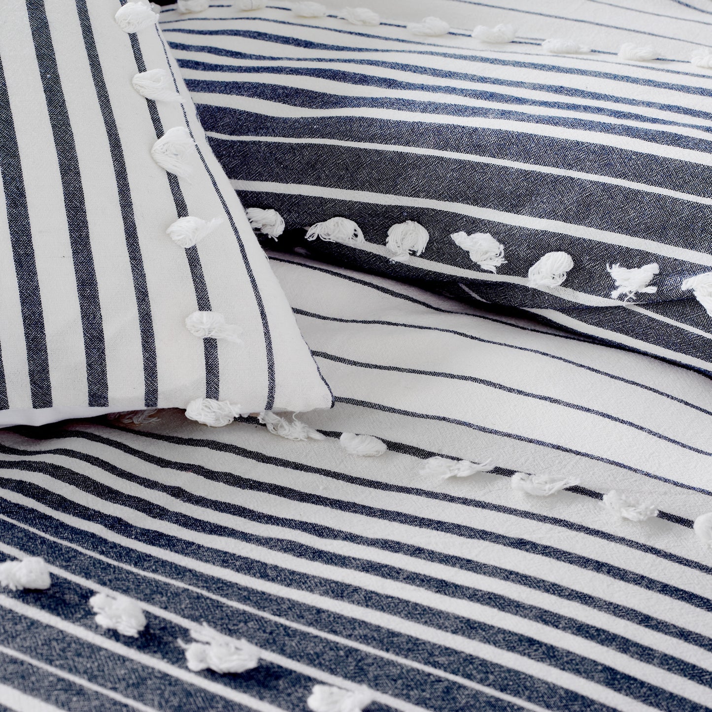 Peri Home Yarn Dyed Tufted Stripe Comforter Set