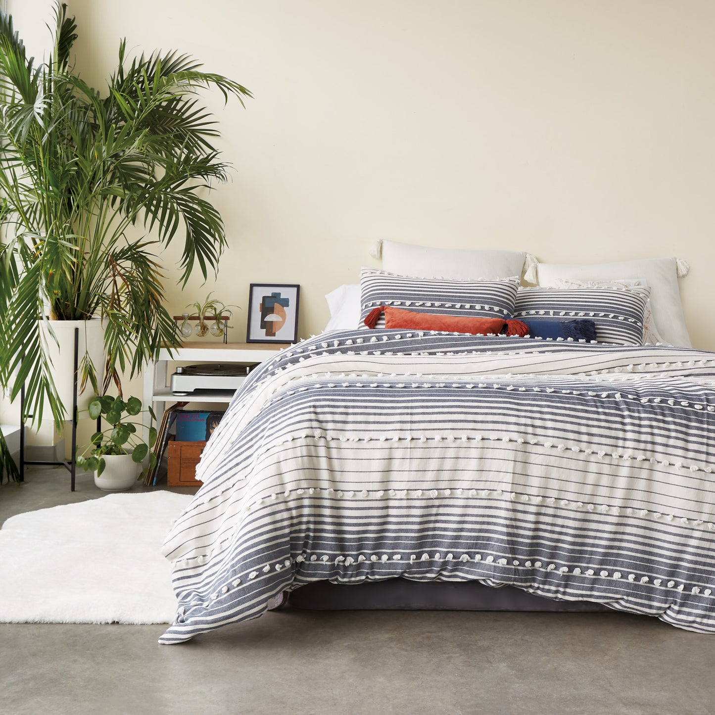 Peri Home Yarn Dyed Tufted Stripe Comforter Set