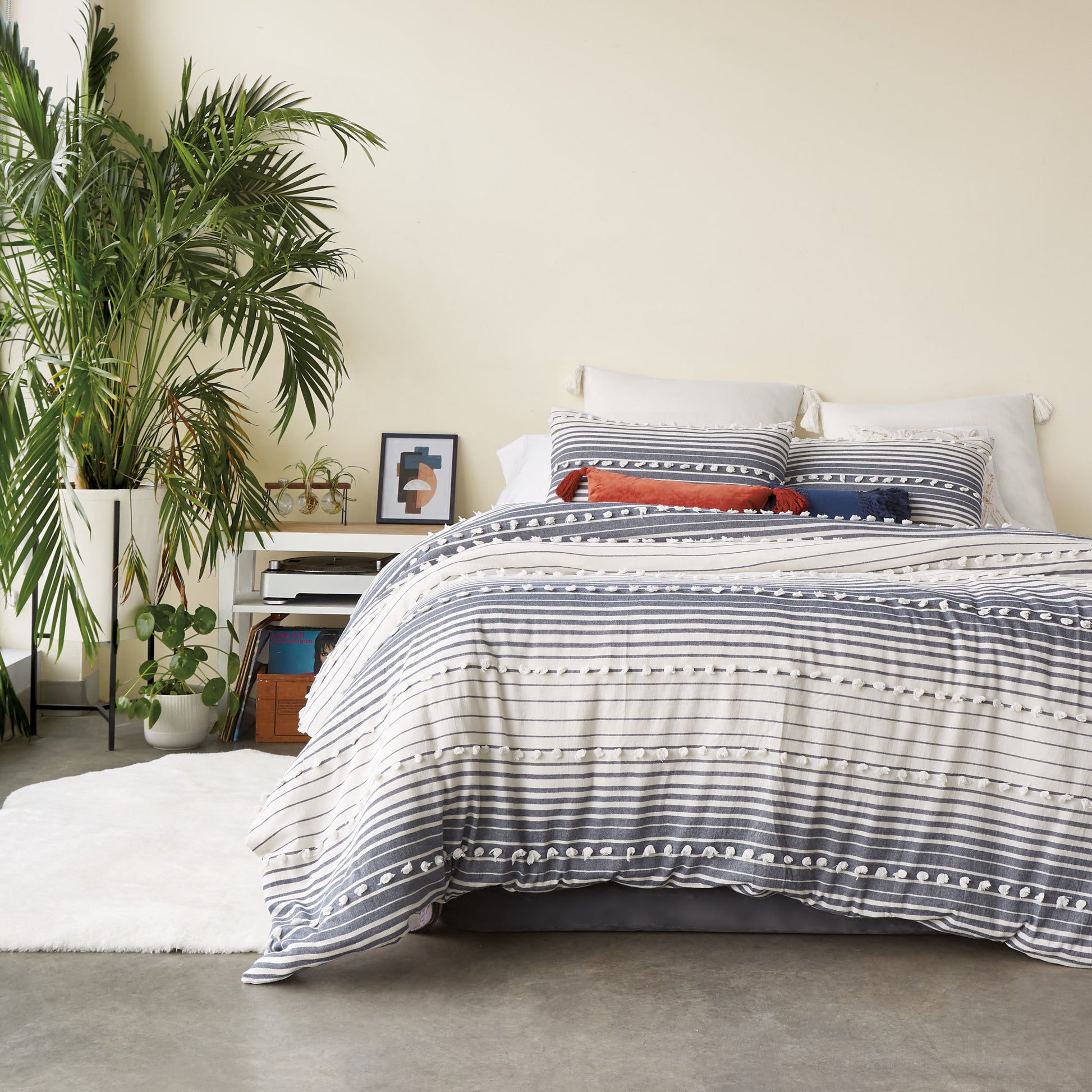 Peri Home Yarn Dyed Tufted Stripe Comforter Set