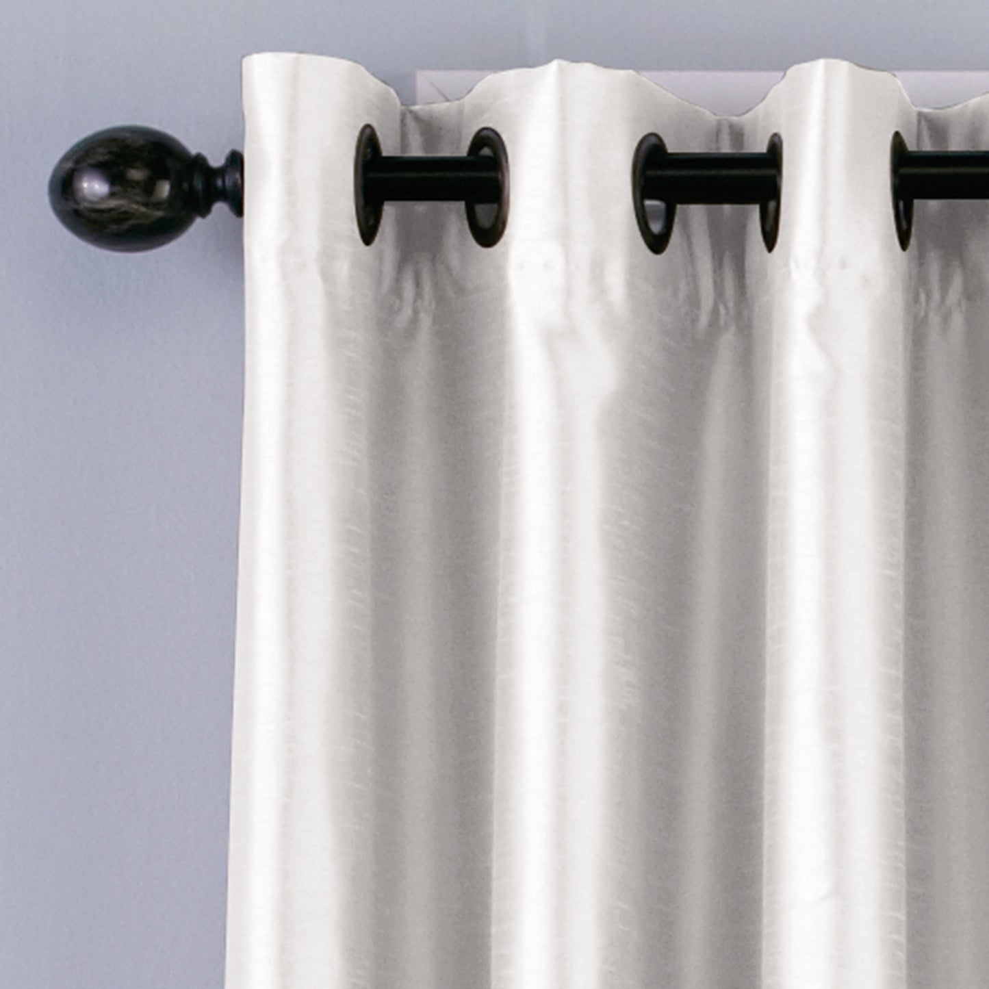 Curtainworks Malta Window Curtain Panel White