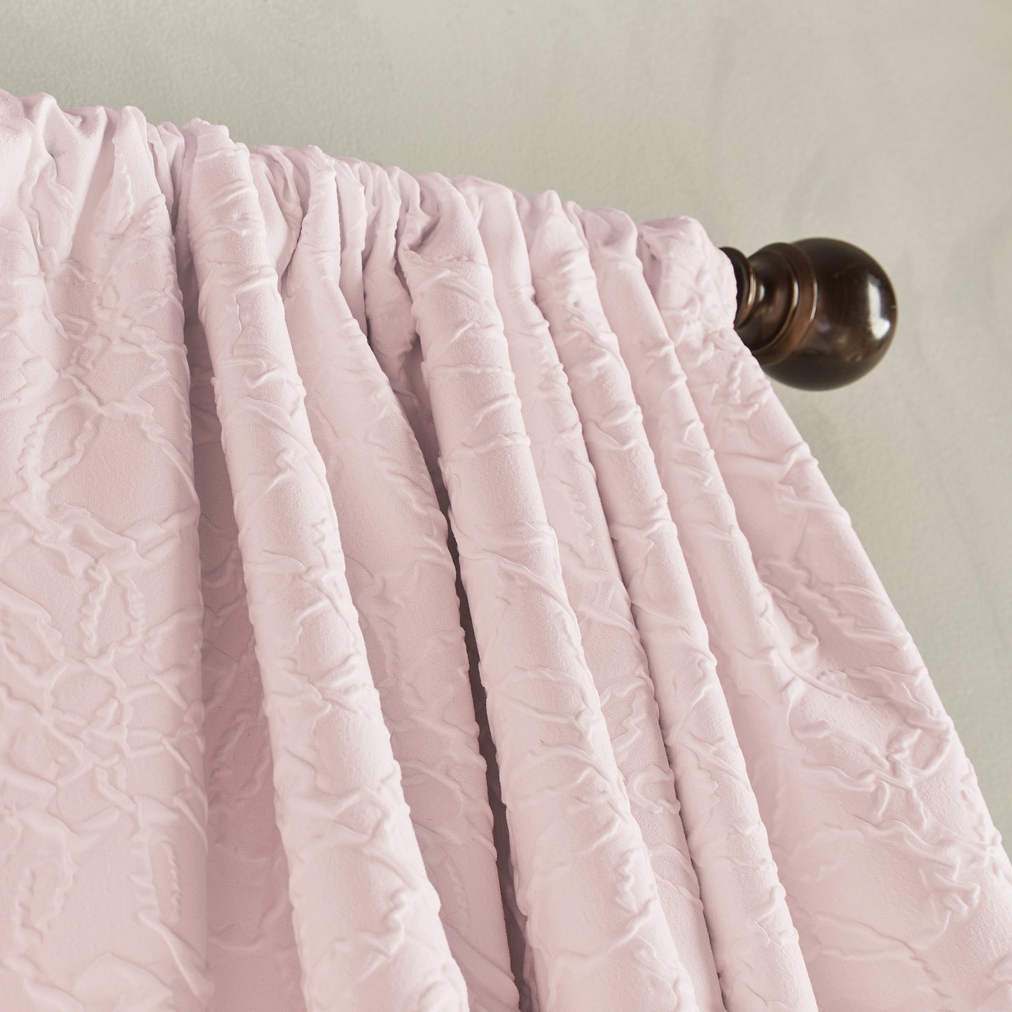 Bloomsbury Microsculpt Window Curtain Panel Blush