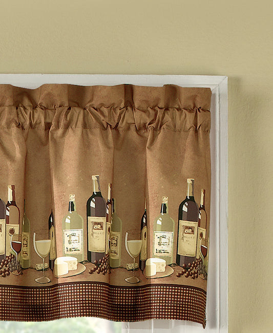 Curtainworks Wines Tier & Valance Set