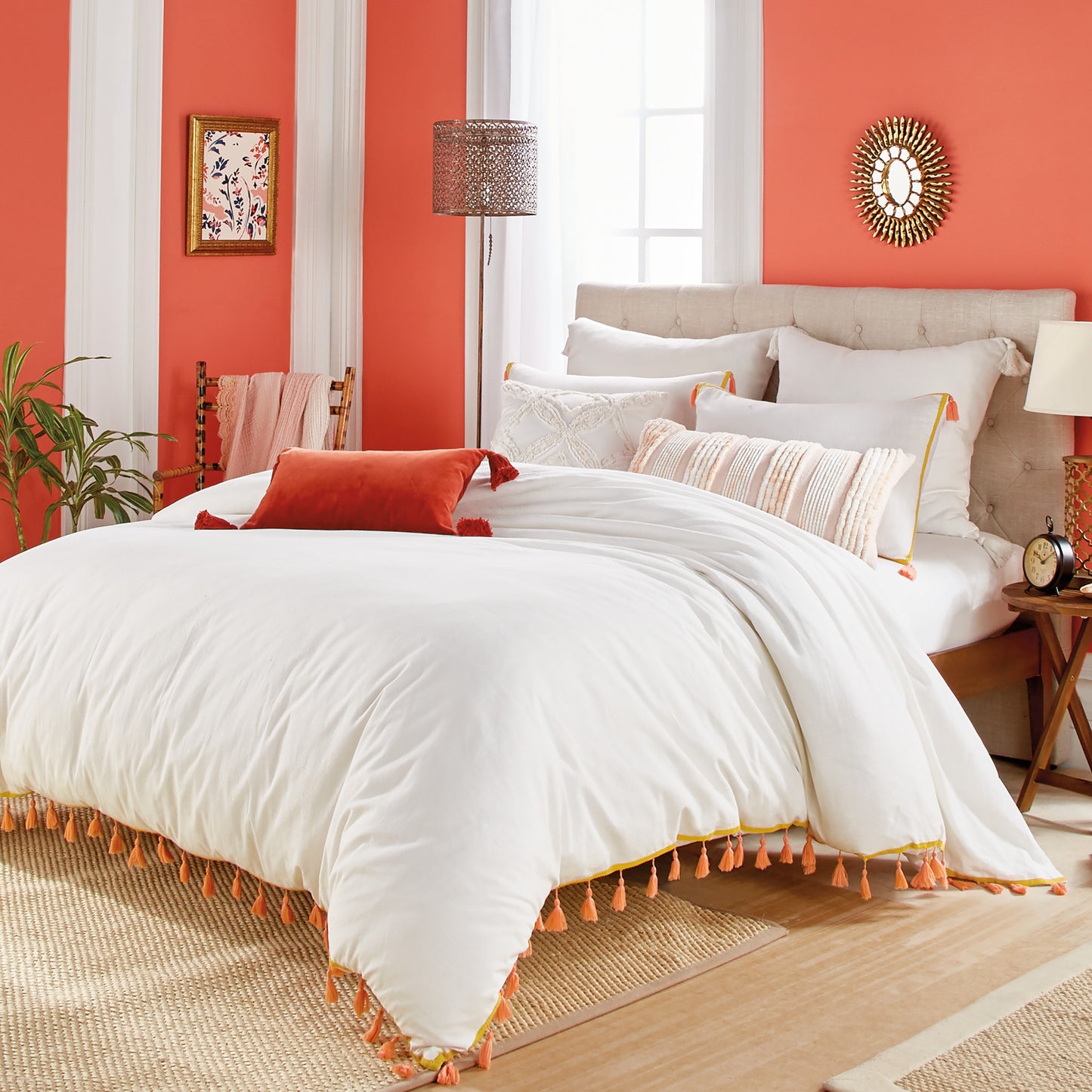 Peri Home Tassel Border Comforter Bedding Collection