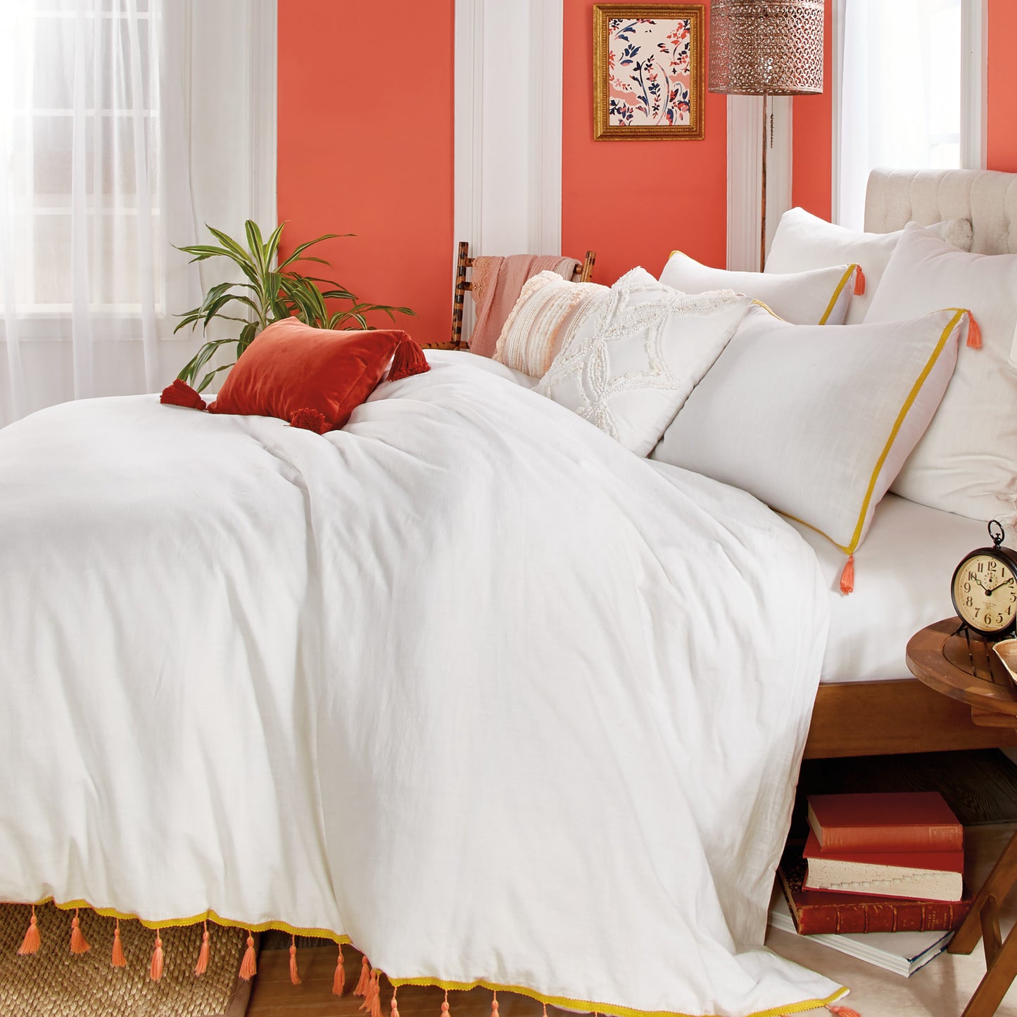 Peri Home Tassel Border Comforter Bedding Collection