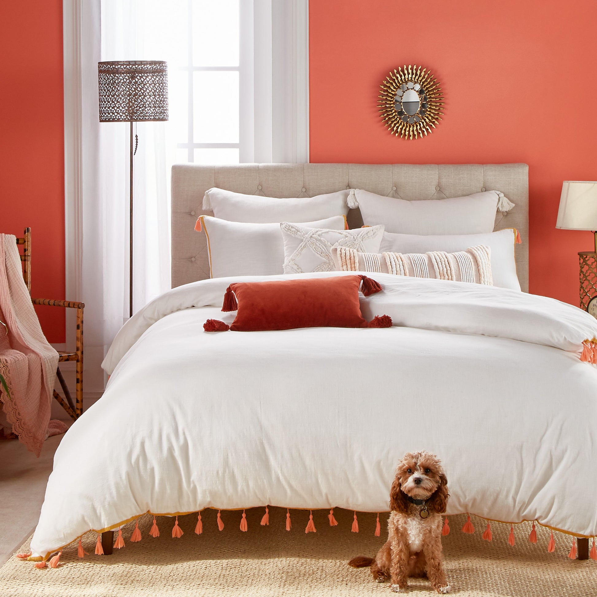 Peri Home Tassel Border Comforter Bedding Collection