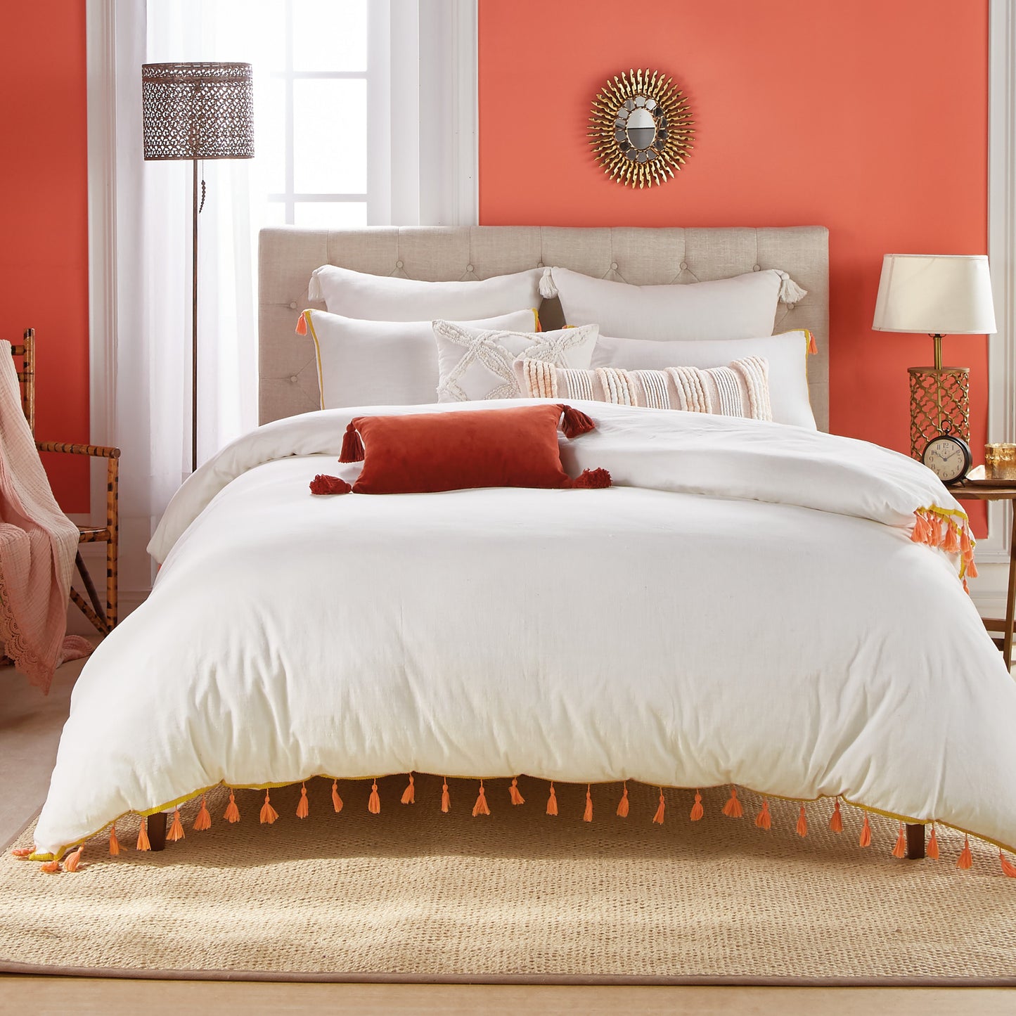 Peri Home Tassel Border Comforter Bedding Collection