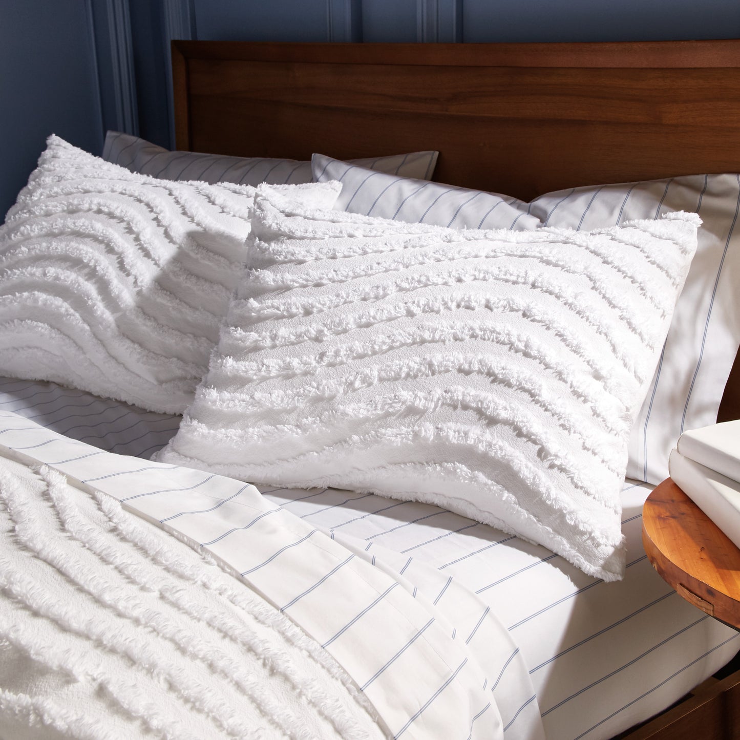 Murmur Chenille Wave Comforter Bedding Collection