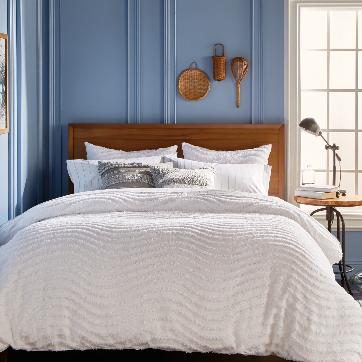 Murmur Chenille Wave Comforter Bedding Collection