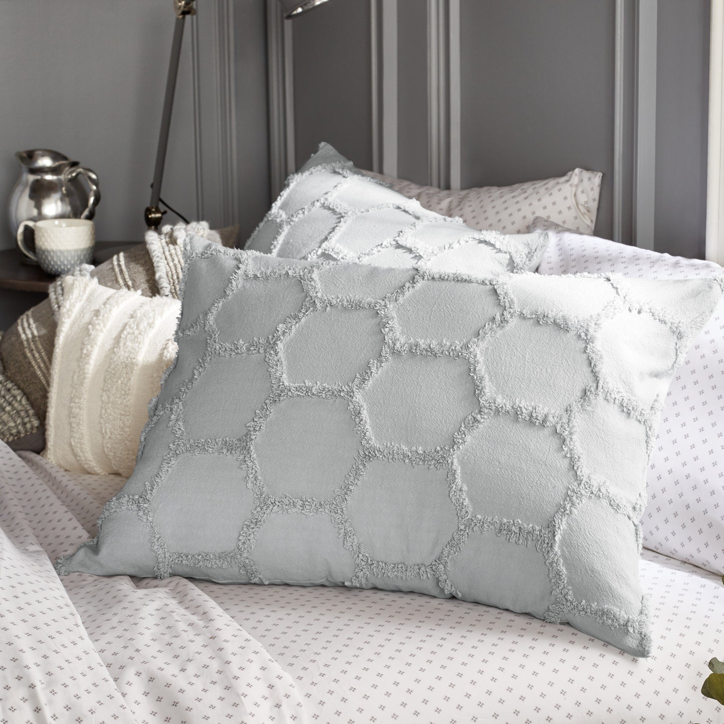 Murmur Chenille Honeycomb Comforter Bedding Collection