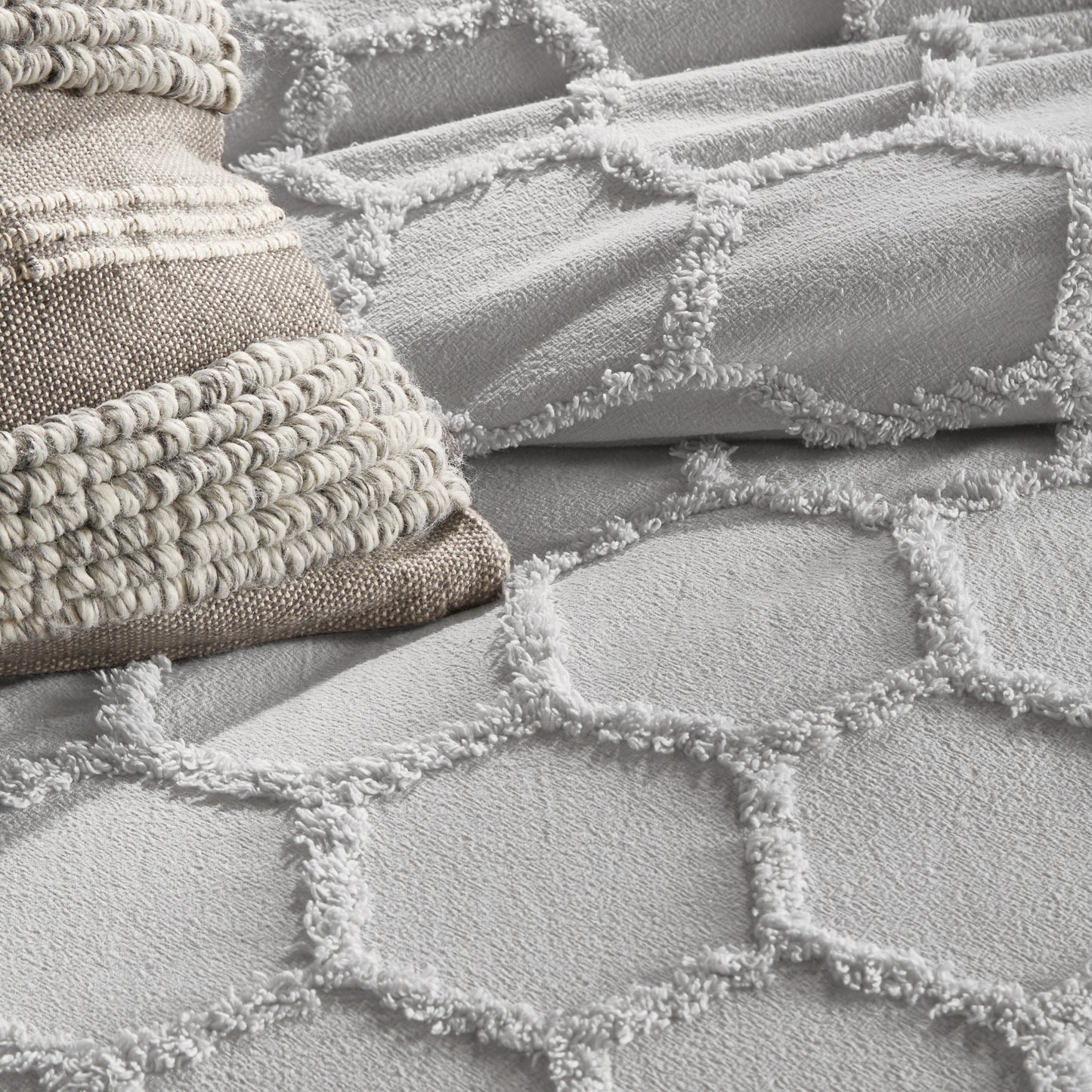 Murmur Chenille Honeycomb Comforter Bedding Collection