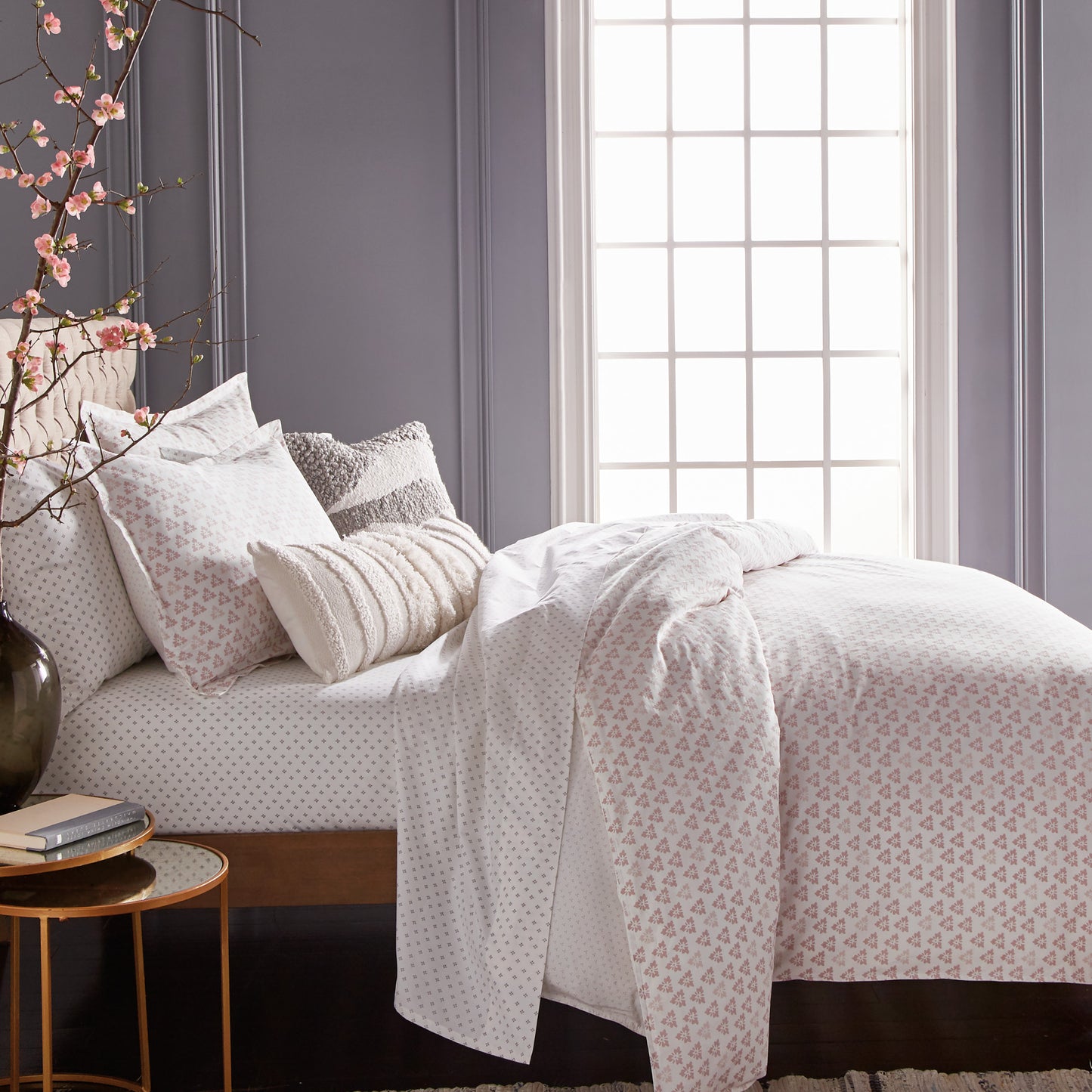 Murmur Blush Tua Comforter Bedding Collection
