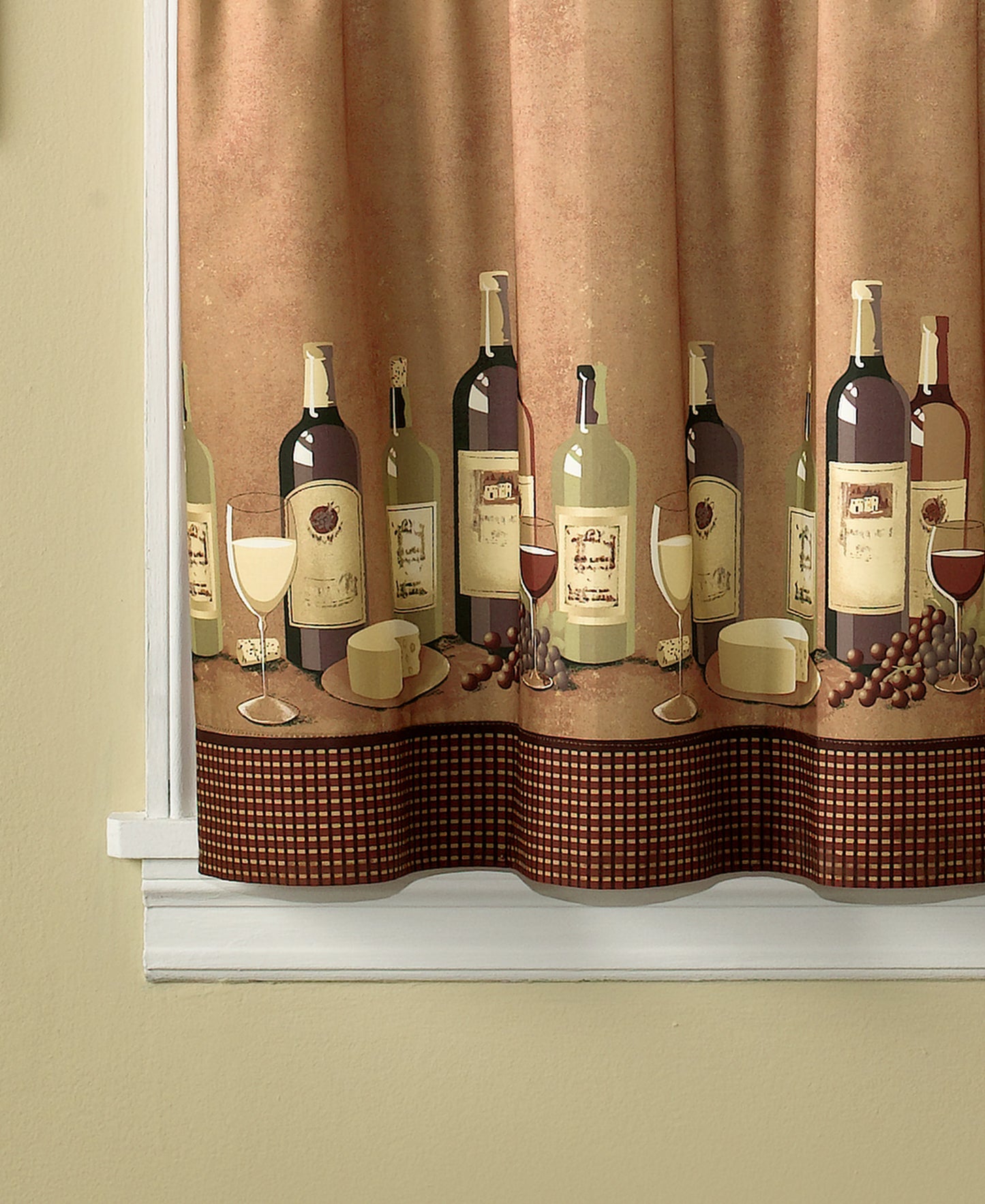 Curtainworks Wines Tier & Valance Set
