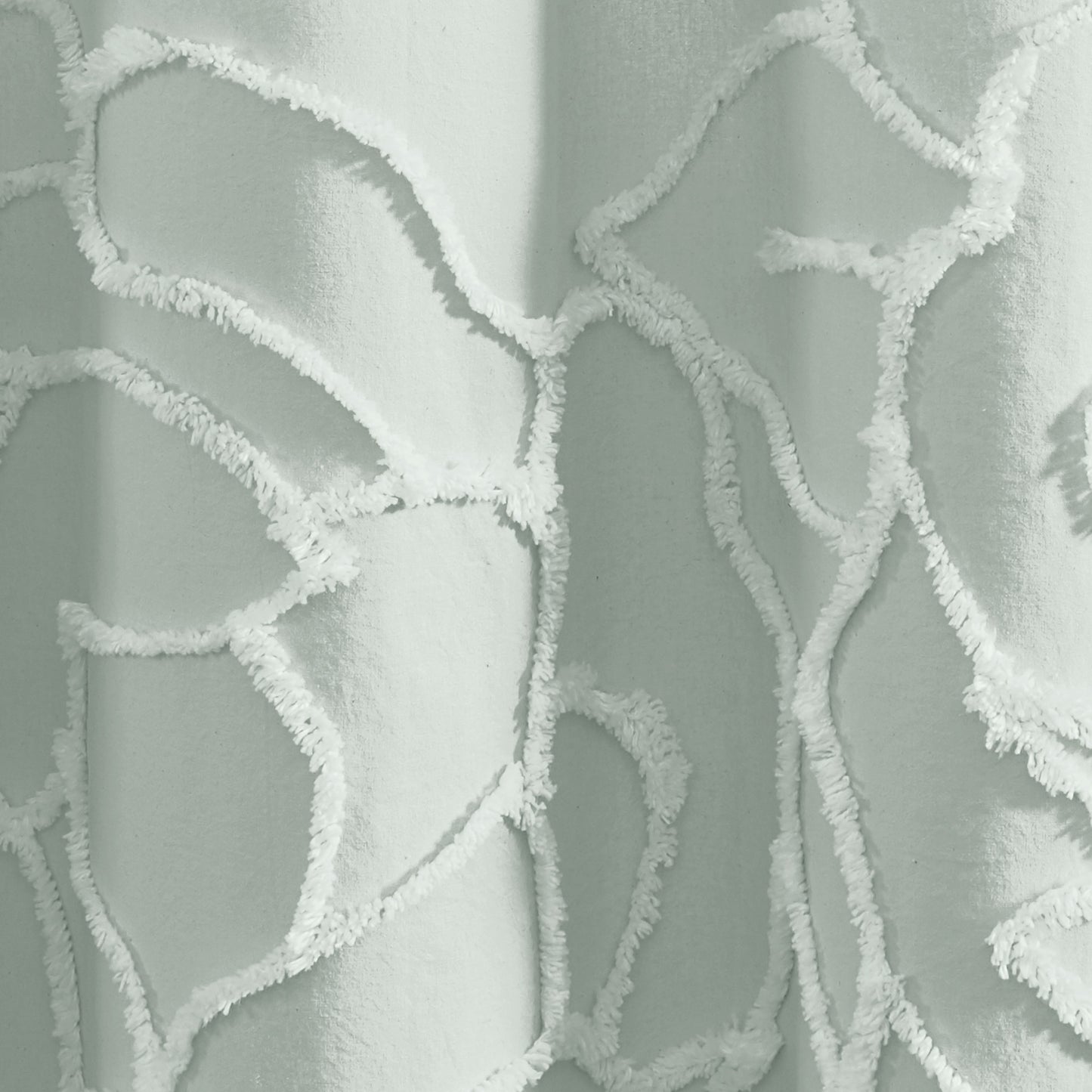 Peri Home Chenille Rose Shower Curtain