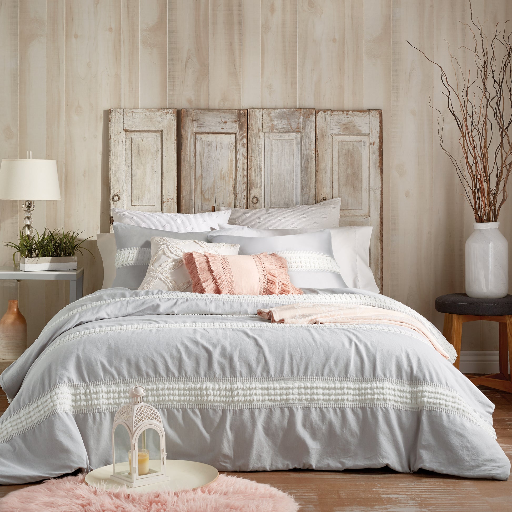 Peri Home Tufted Dot Stripe Comforter Bedding Collection Set