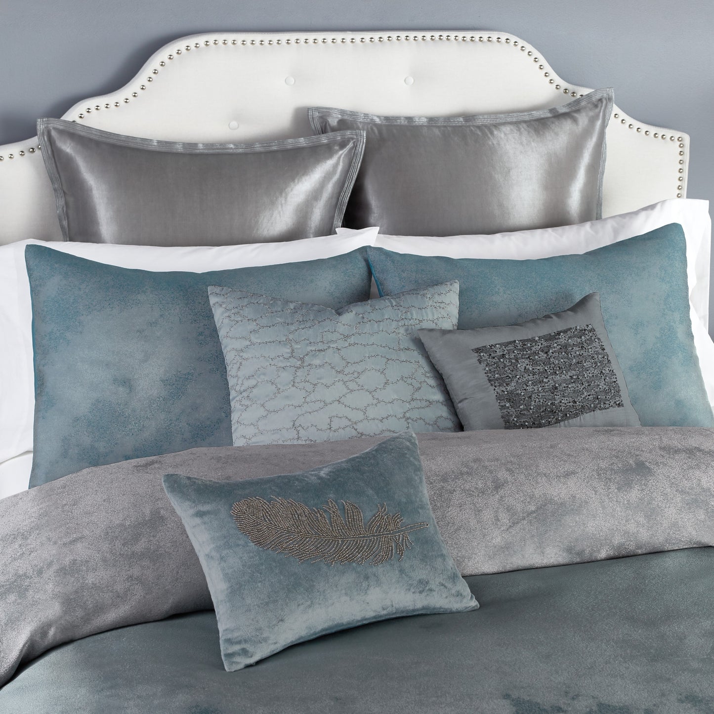 Michael Aram All Over Texture Decorative Pillow Peacock