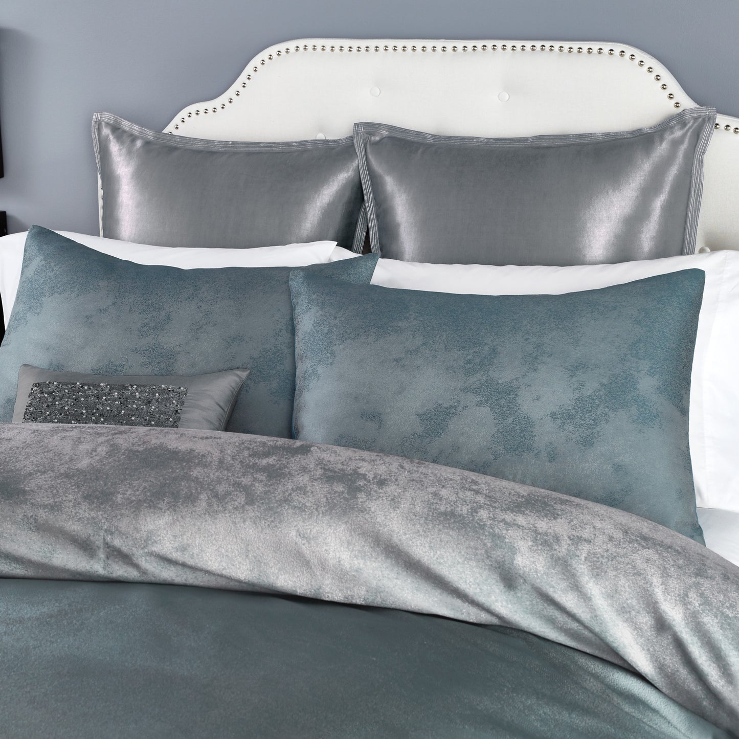 Michael Aram Metallic Stitch Euro Sham