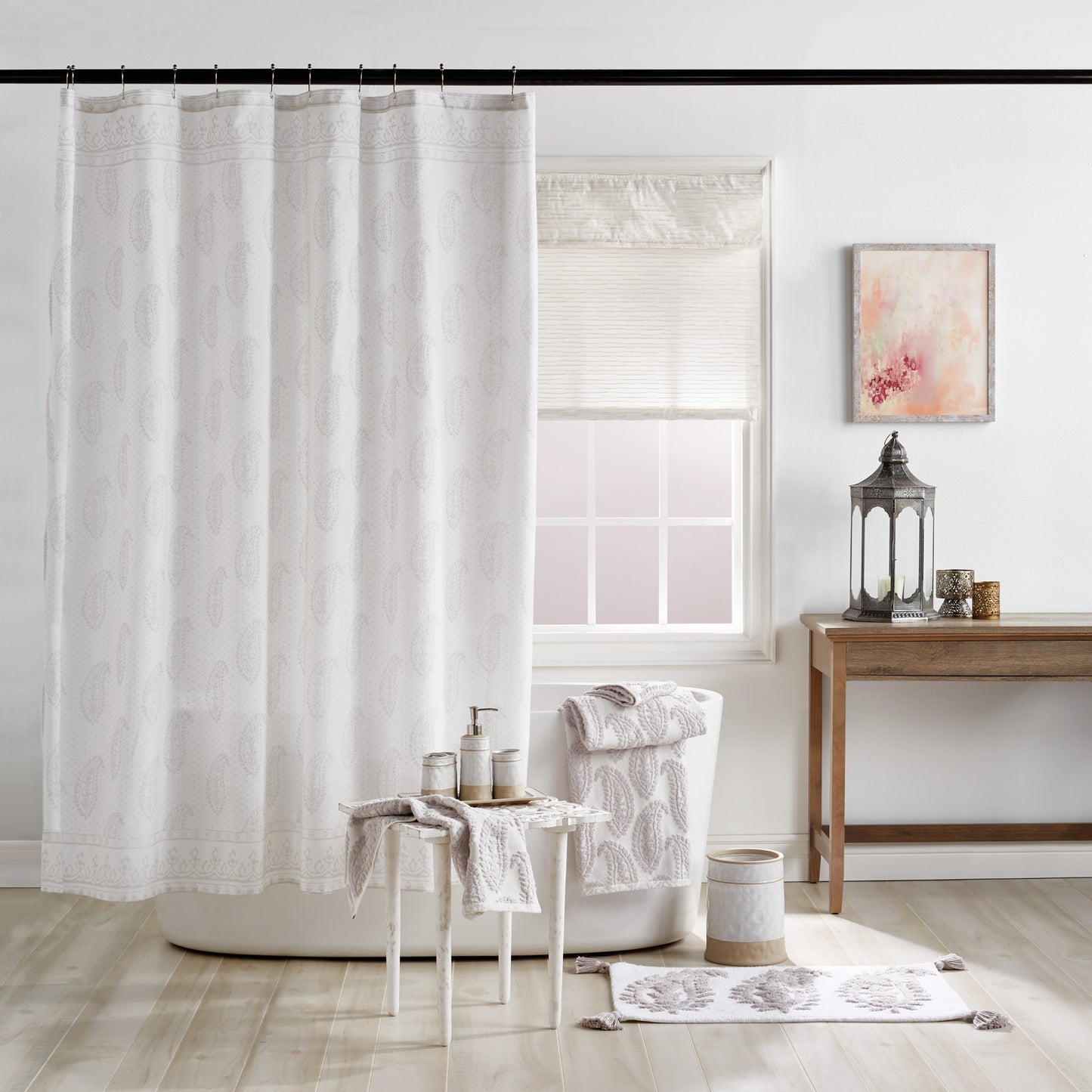 Peri Home Textured Paisley Bath Collection