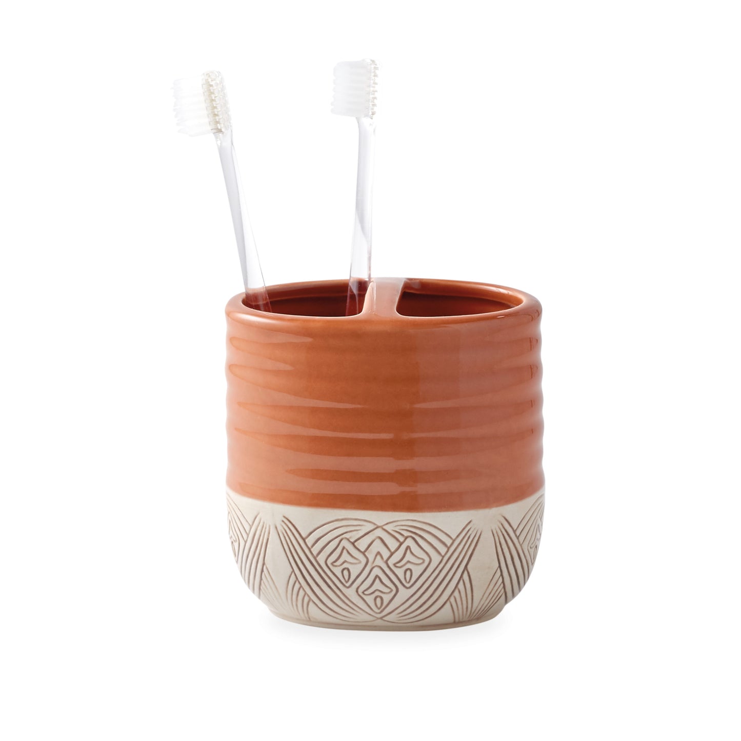 Destinations Pineapple Palm Toothbrush Holder