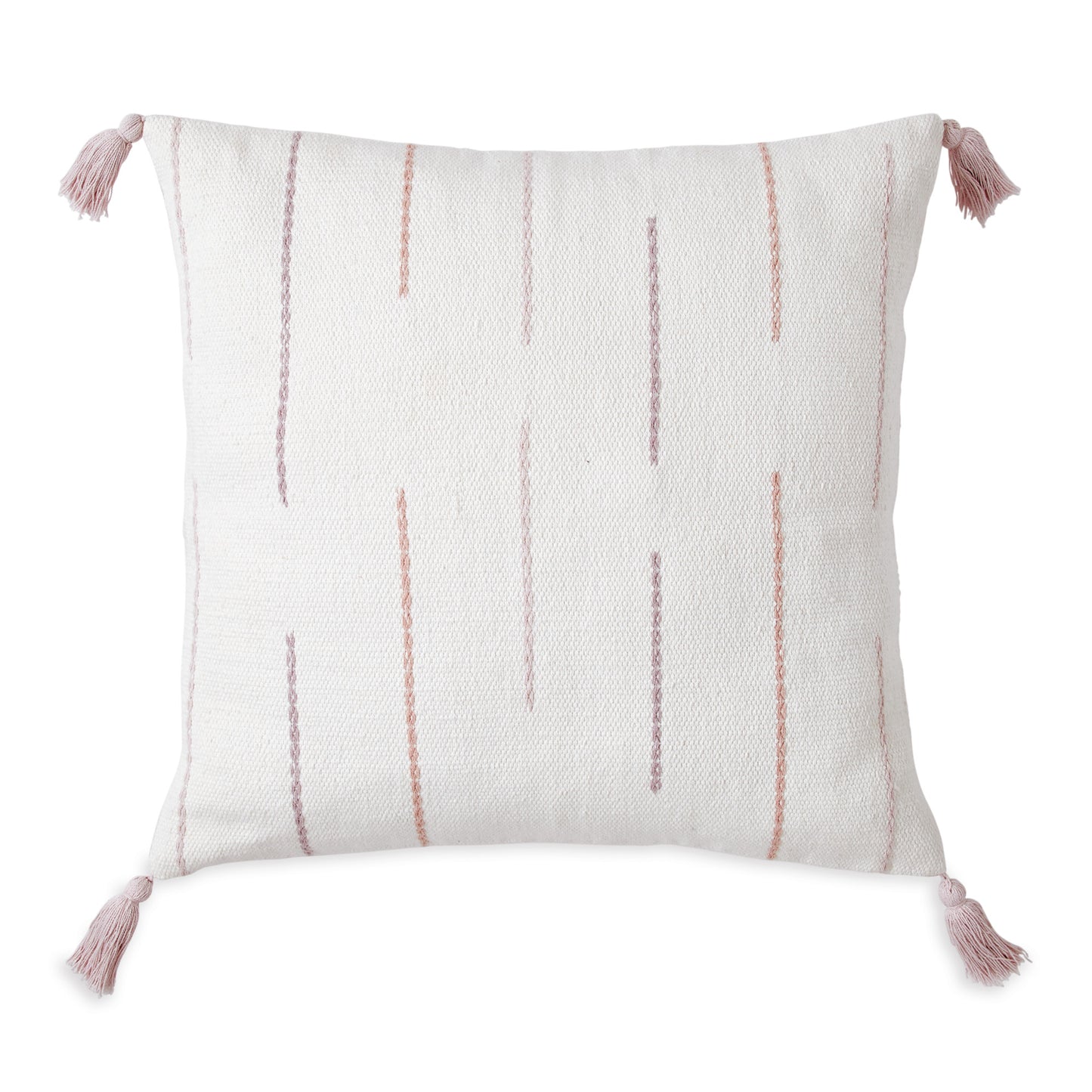 Wellbe Echo Decorative Pillows Blush and Grey