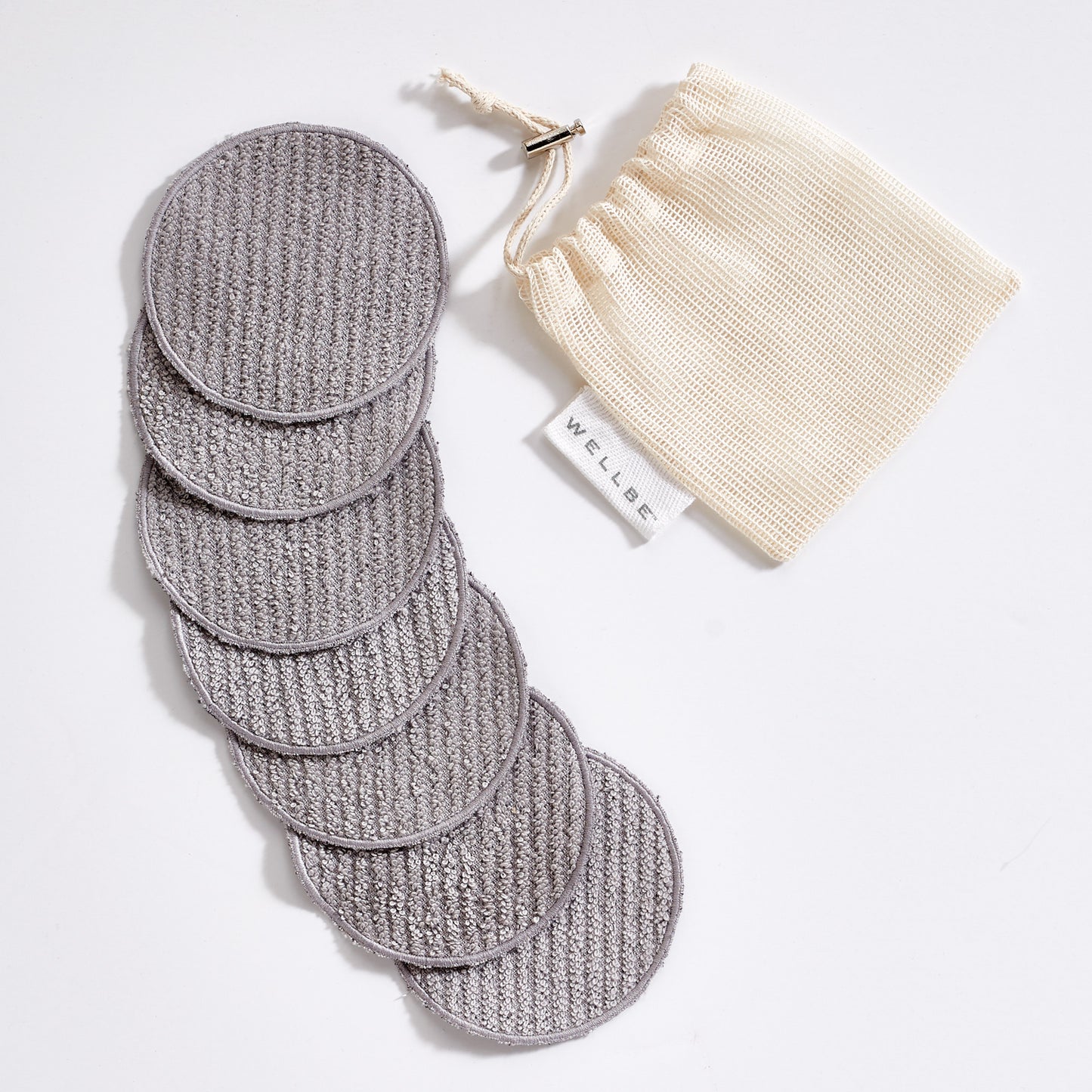 Wellbe Refresh Reusable Face Pads Grey