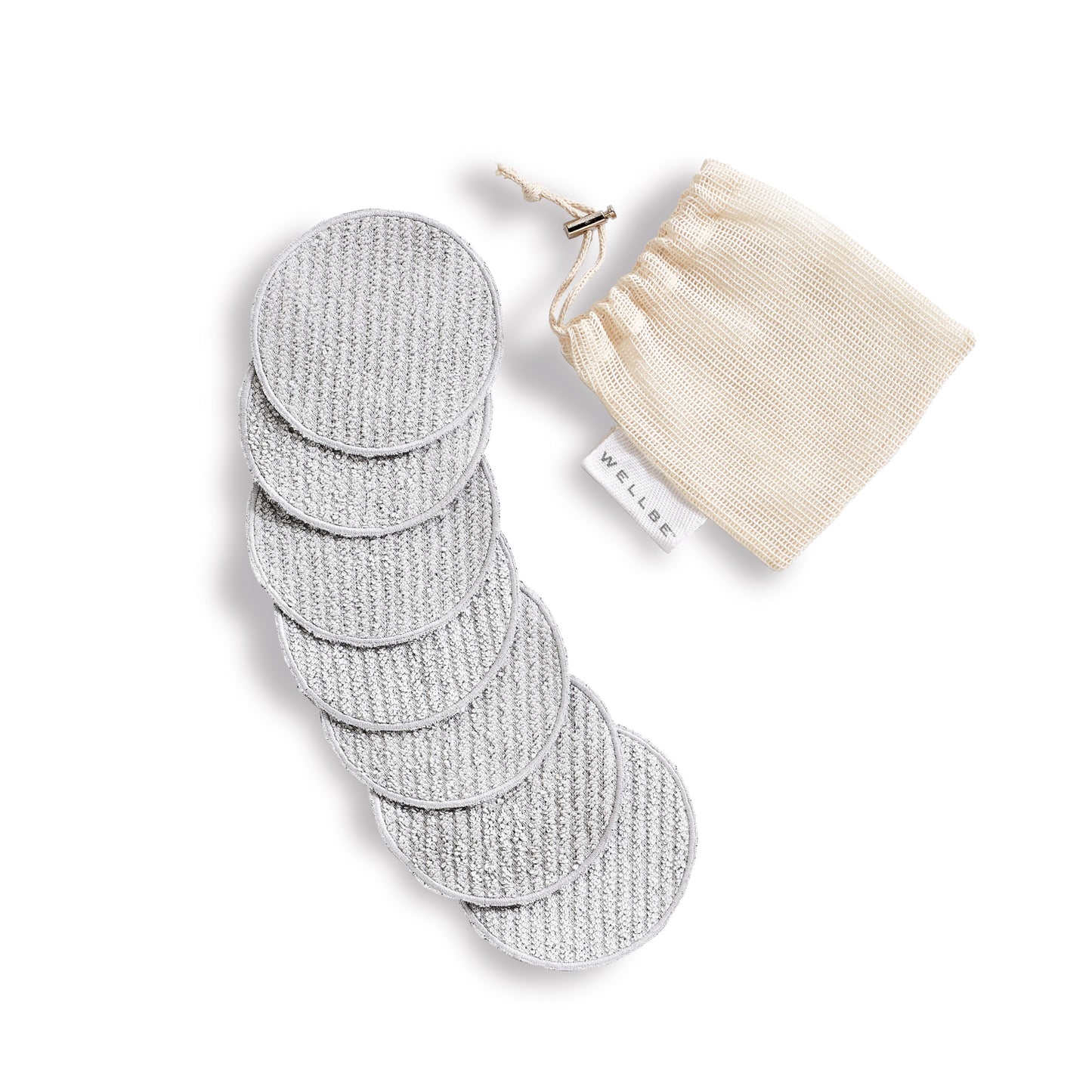 Wellbe Refresh Reusable Face Pads White