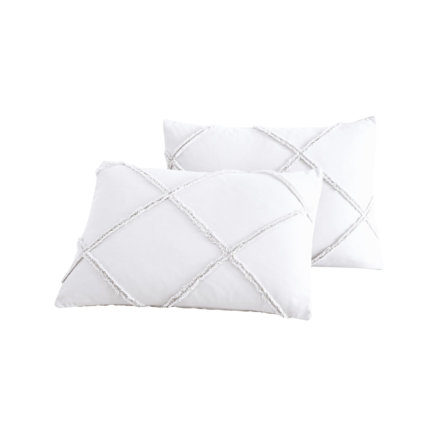 Loft Style Lattice Fringe Bed in a Bag