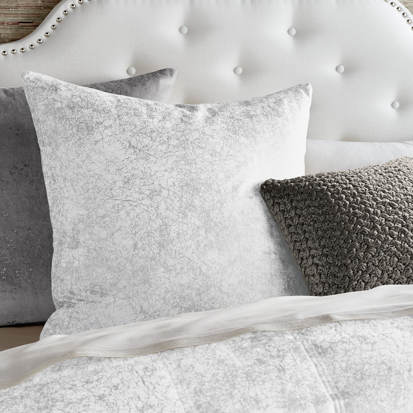 Michael Aram Metallic Textured Coverlet