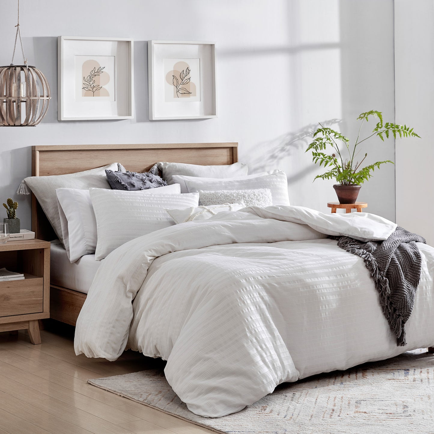 Loft Style Waffle Stripe Bed in a Bag