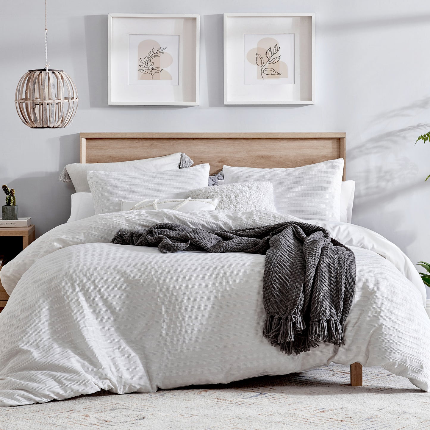 Loft Style Waffle Stripe Bed in a Bag