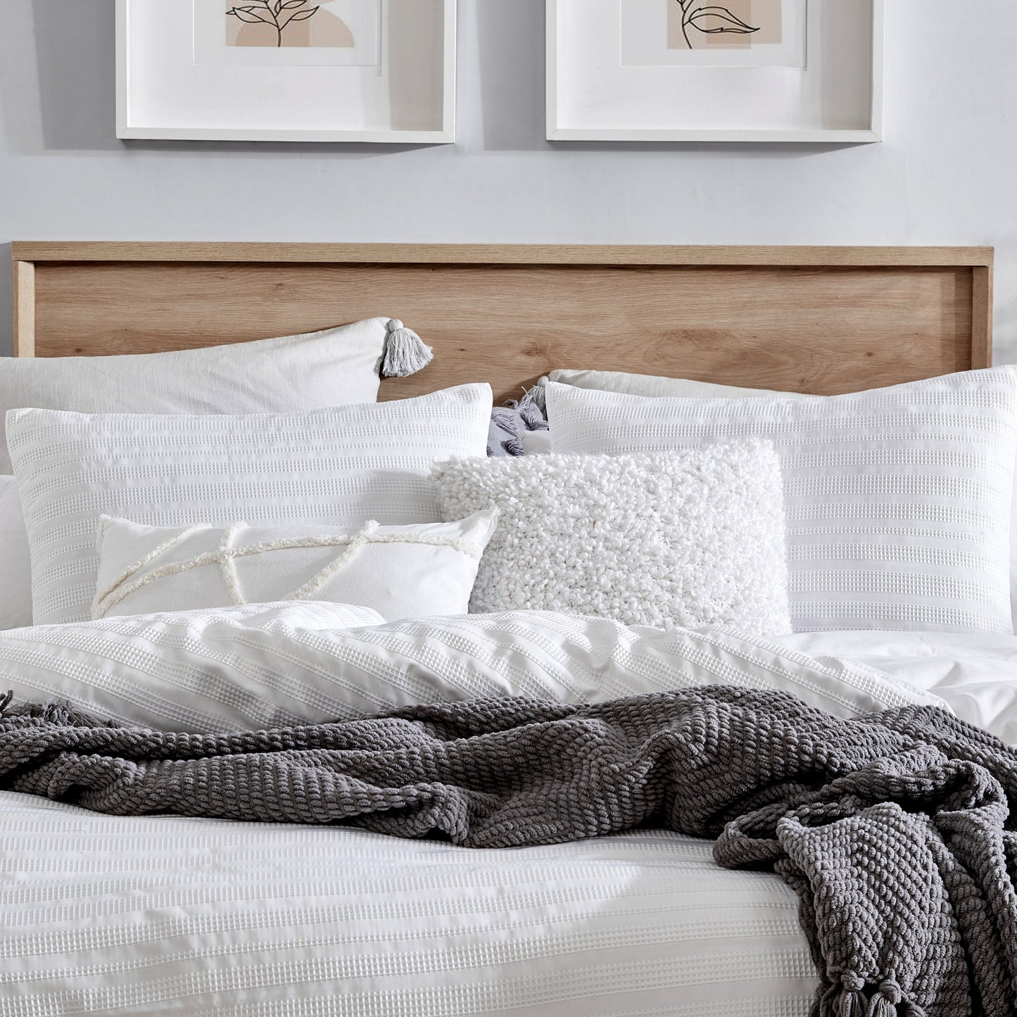 Loft Style Waffle Stripe Bed in a Bag