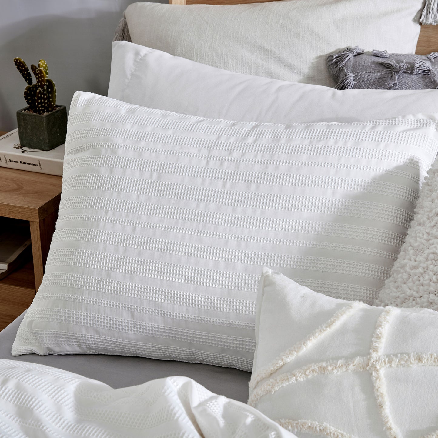 Loft Style Waffle Stripe Bed in a Bag