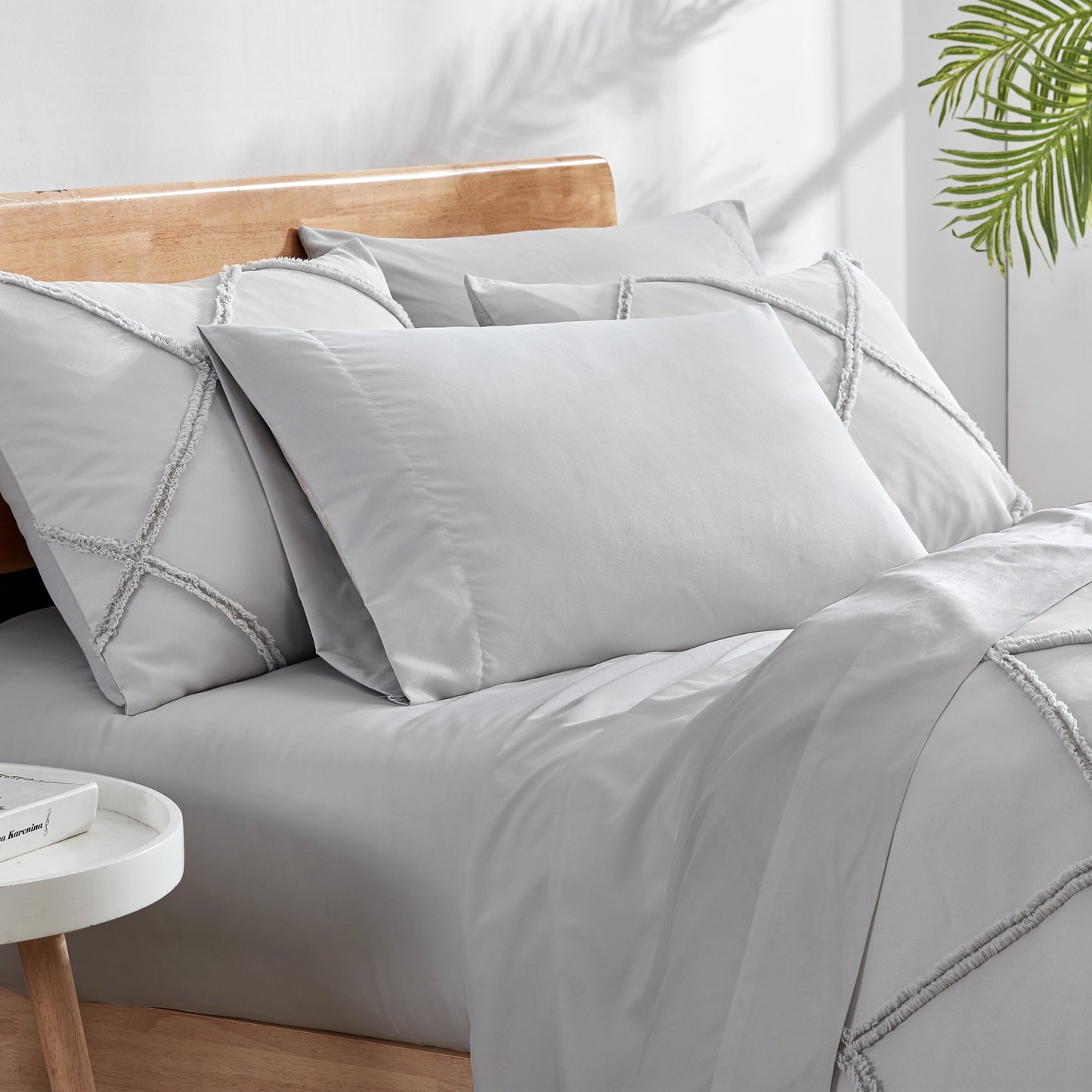 Loft Style Lattice Fringe Bed in a Bag