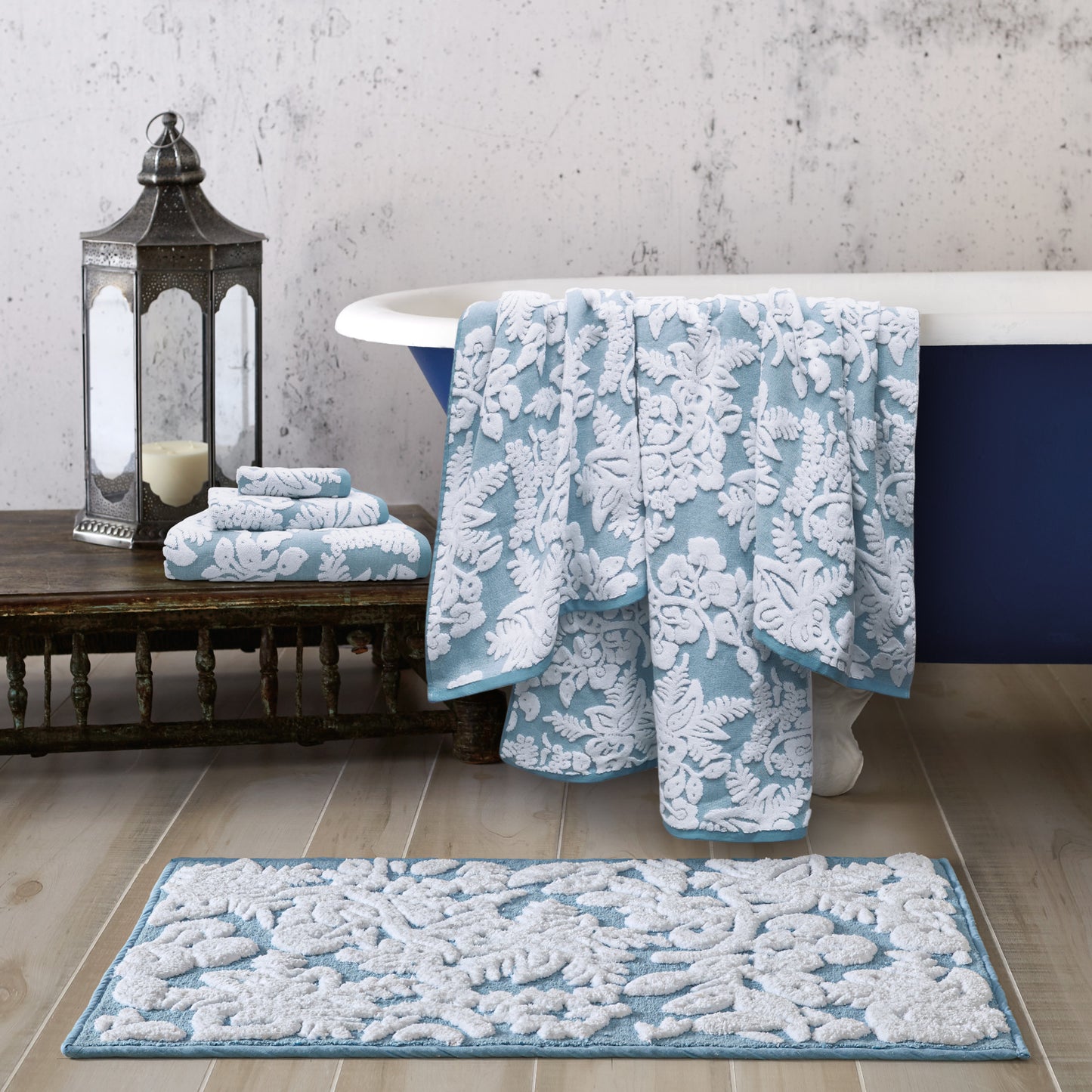 John Robshaw Pasak Blue Towel Collection