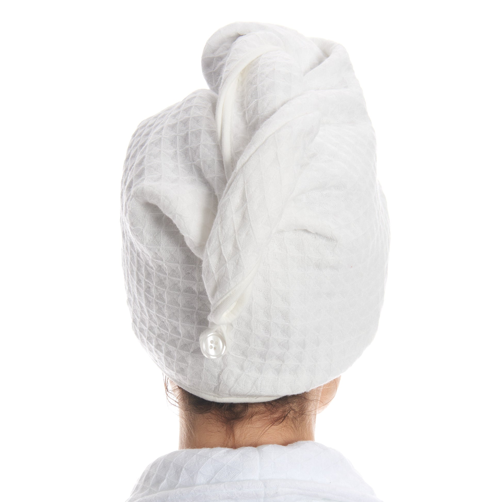 Uchino Waffle Twist Hair Towel