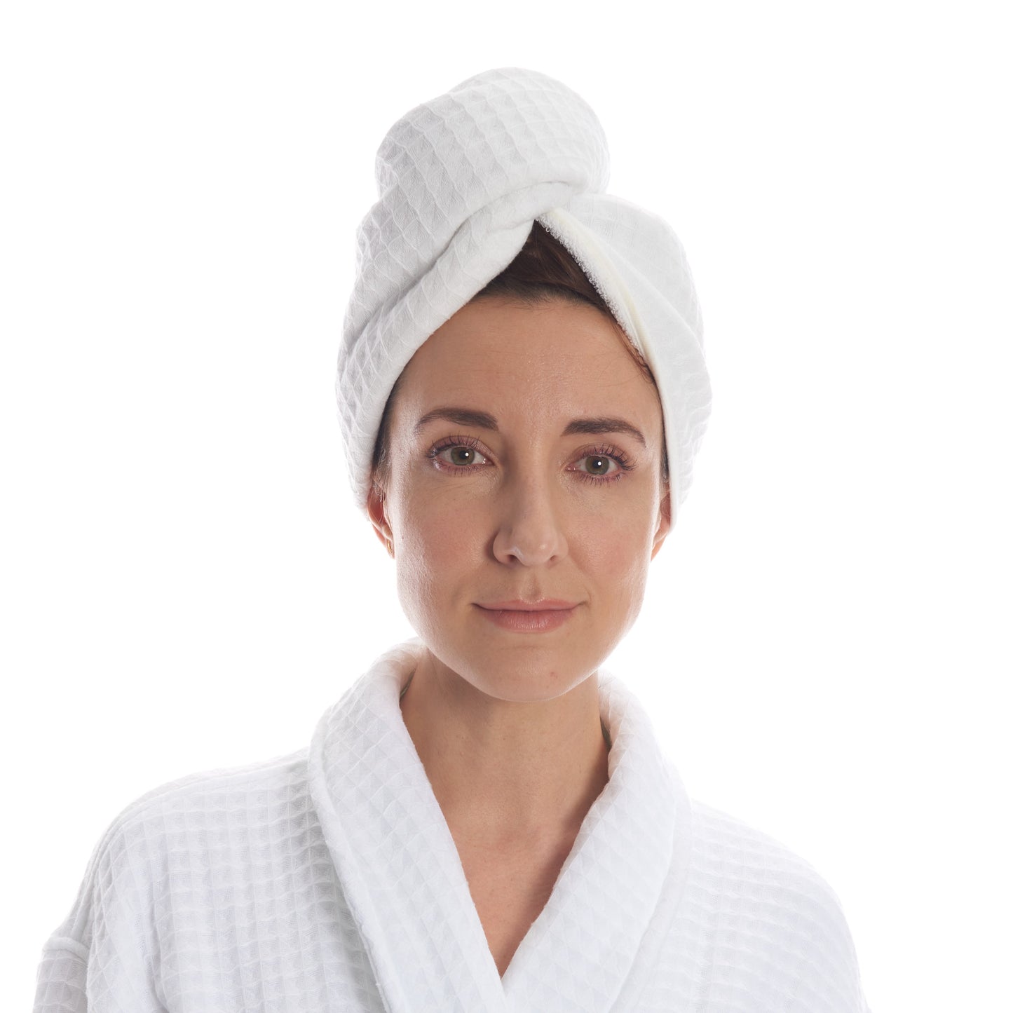 Uchino Waffle Twist Hair Towel
