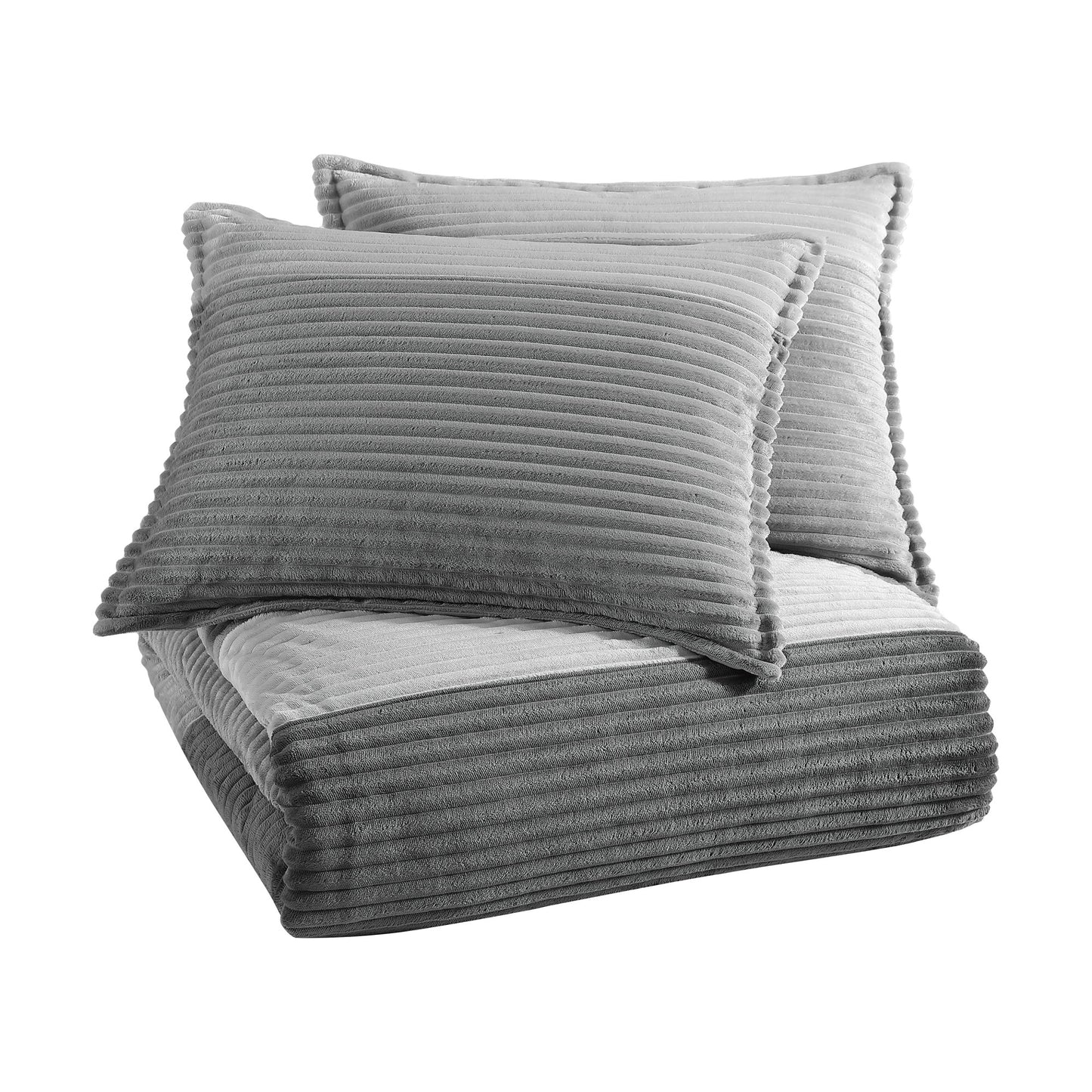 G.H. Bass & Co. Cozy Colorblock Corduroy Comforter Set